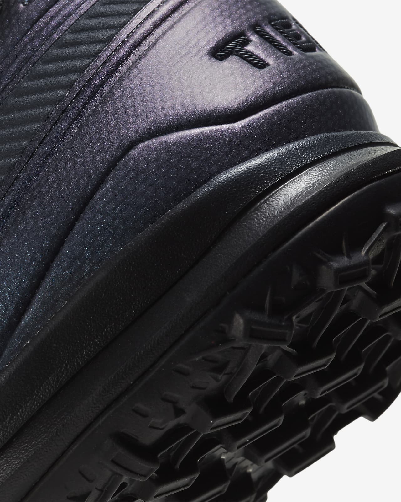 leather turf soccer shoes