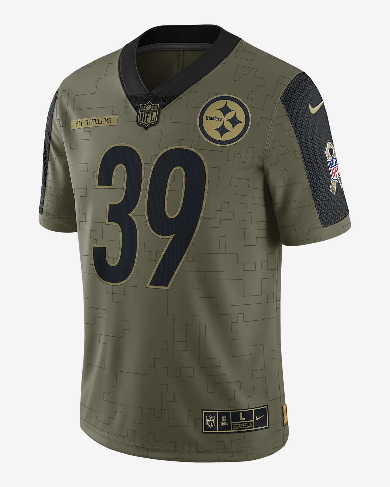 NFL Pittsburgh Steelers Salute to Service (Minkah Fitzpatrick) Men's Limited Football Jersey