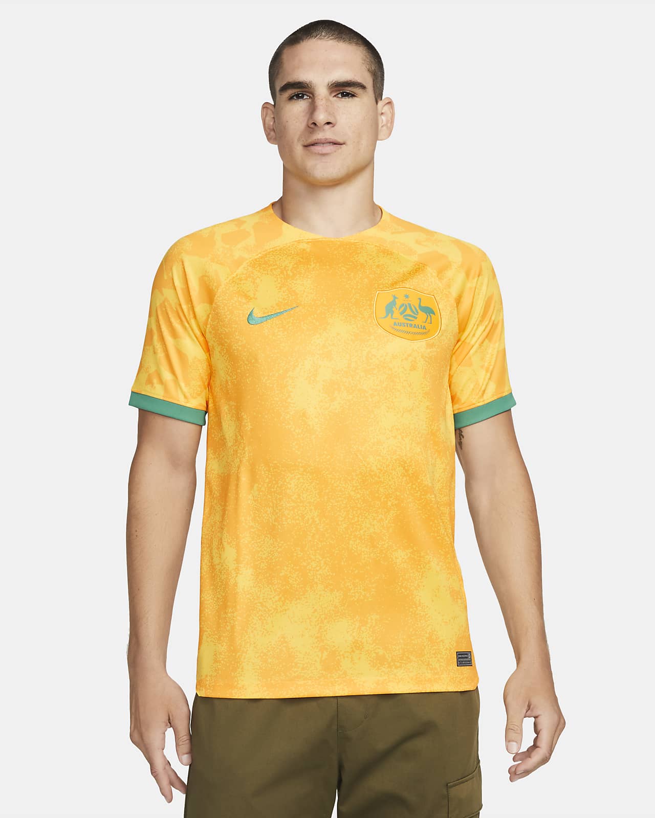 Australia 2022/23 Stadium Home Men's Nike Dri-FIT Football Shirt