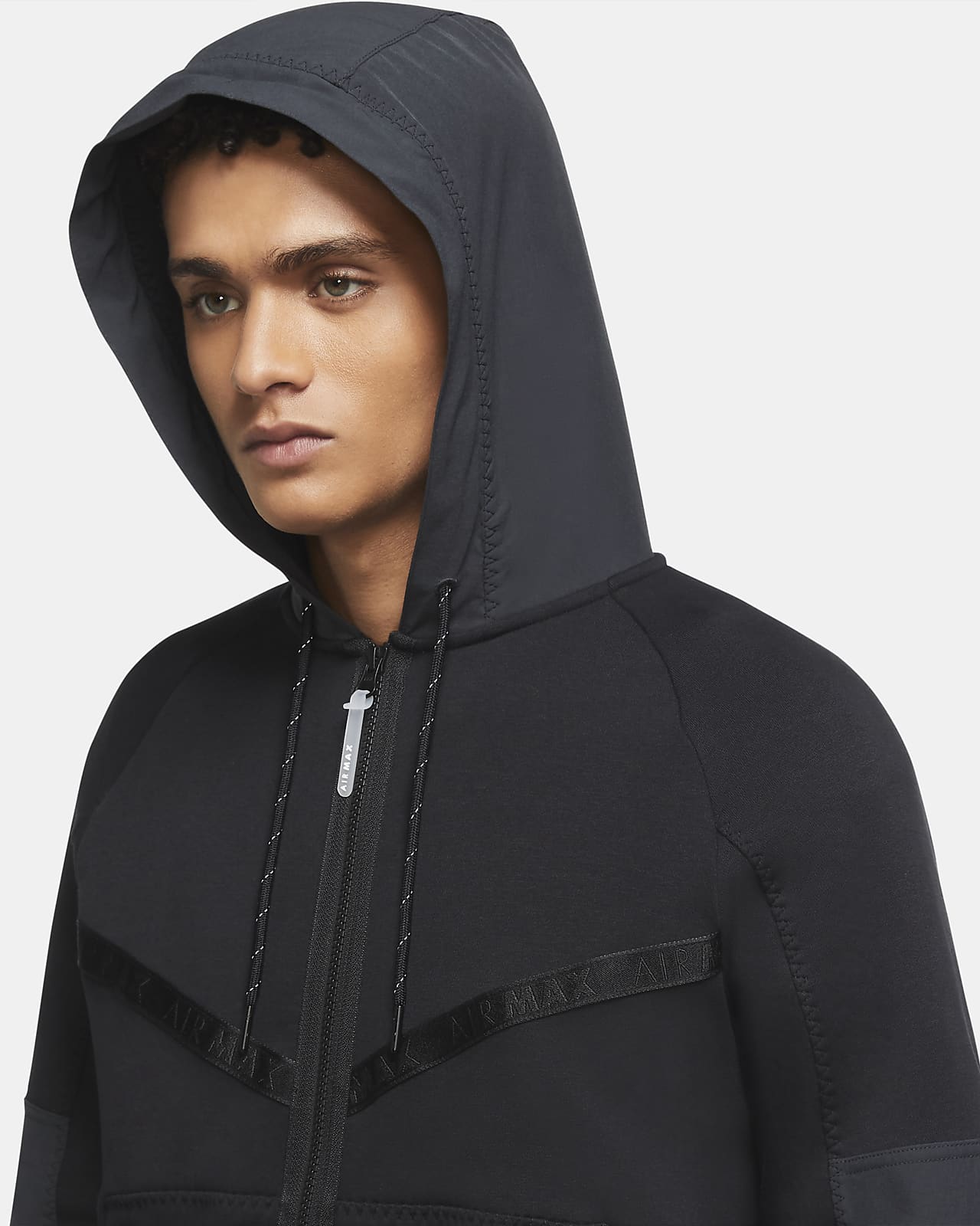 air max hoodie black