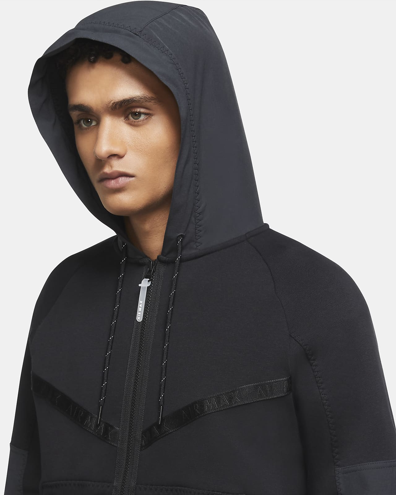 nike fleece black hoodie