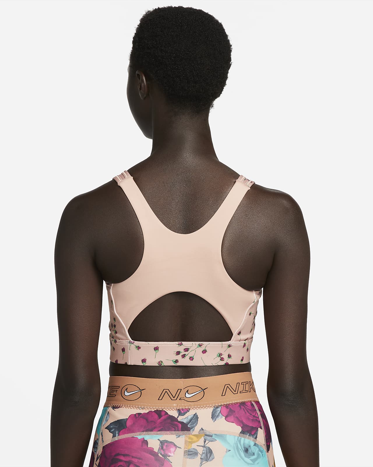 Nike DriFIT Swoosh Icon Clash Women's MediumSupport 1Piece Padded