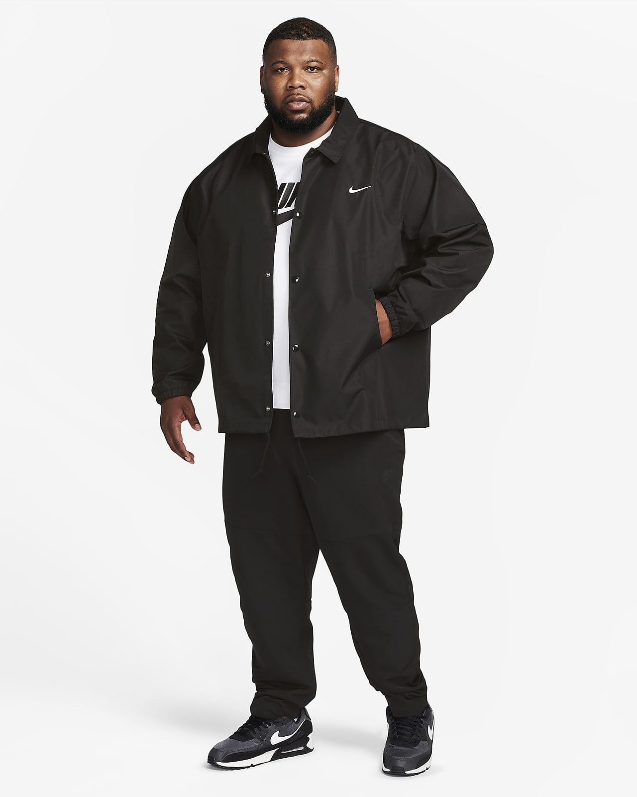 Nike Authentics Men's Lined Coaches Jacket. Nike.com