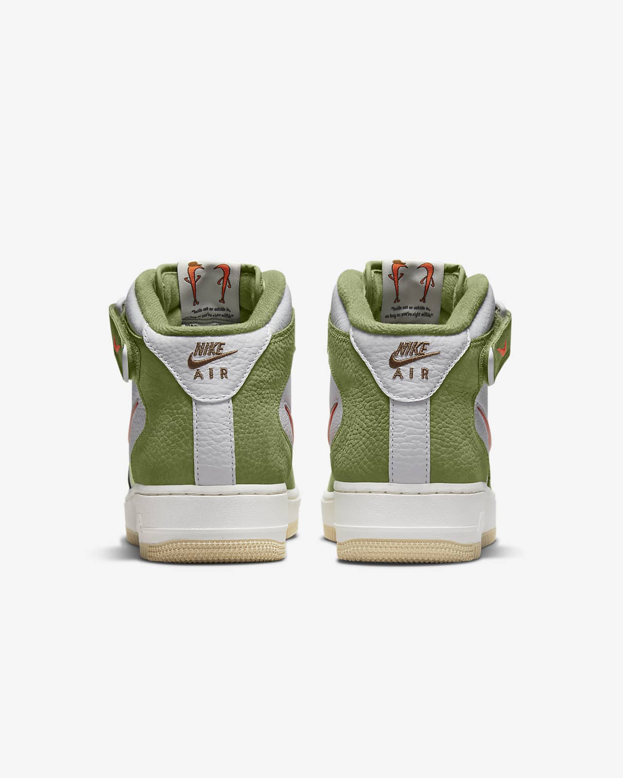 Nike Air Force 1 Mid x Off-White (Pine Green/White) 8.5