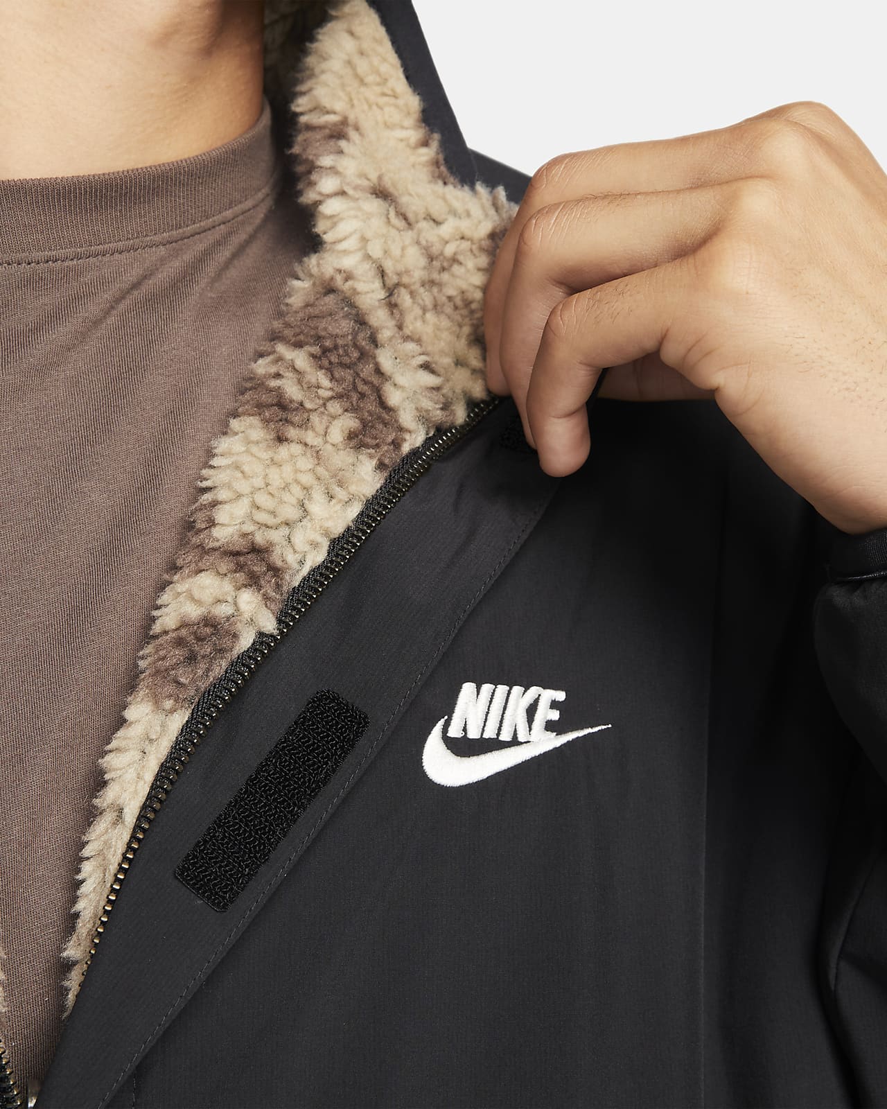 Nike Club Fleece Men's Winterized Jacket. Nike AT