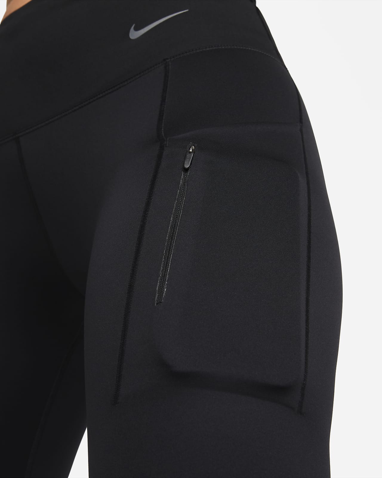 Nike Go Women's Firm-Support Mid-Rise Cropped Leggings with Pockets. Nike CA