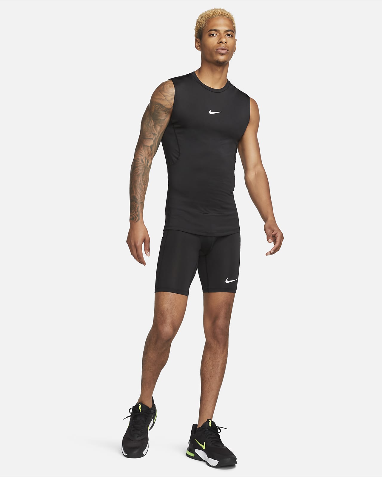 Haut sans manches Nike Pro - Noir