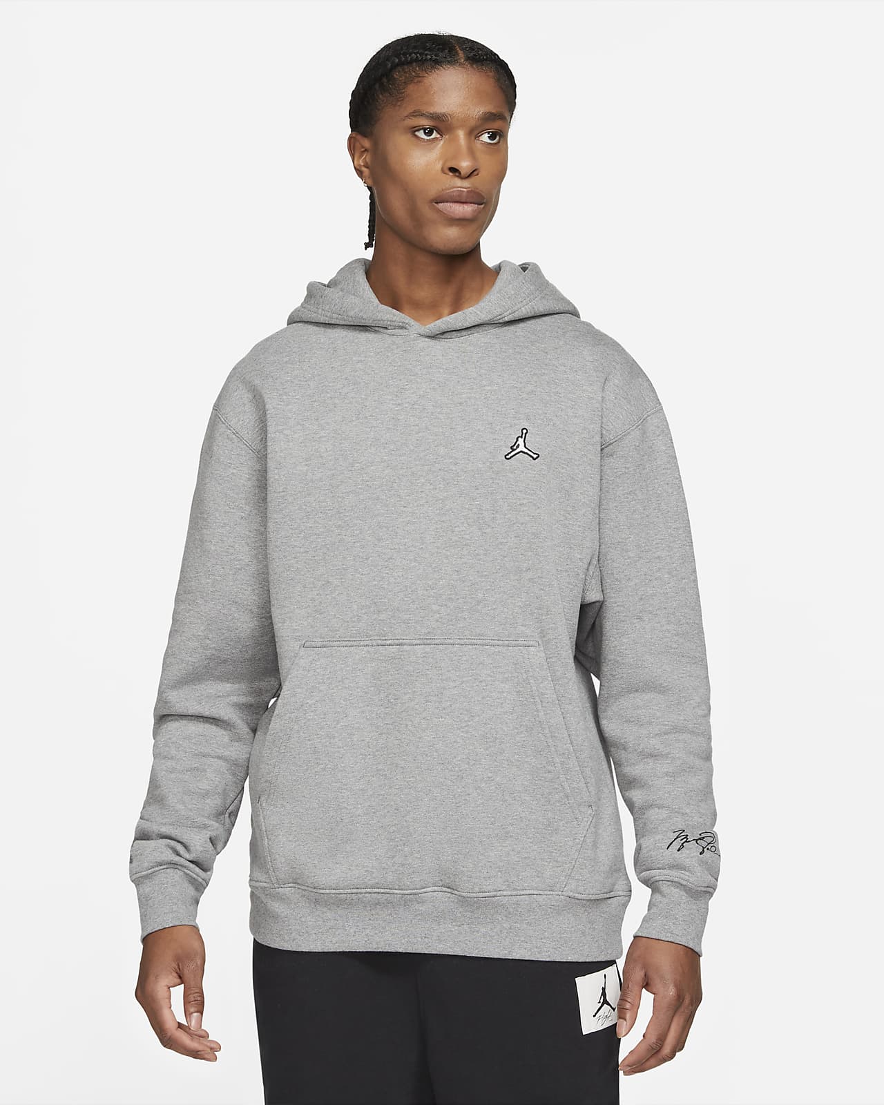 Sudadera con gorro sin cierre de tejido Fleece para hombre Jordan  Essentials. Nike MX