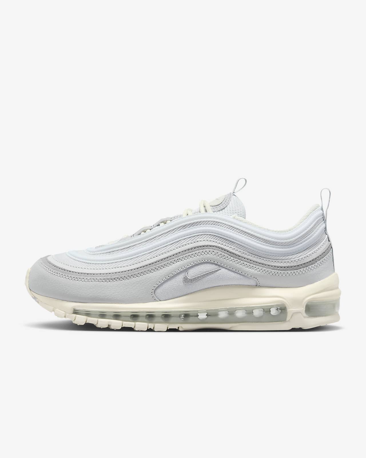 Nike Air Max 97 'Pure Platinum Sail' | Grey | Men's Size 10.5