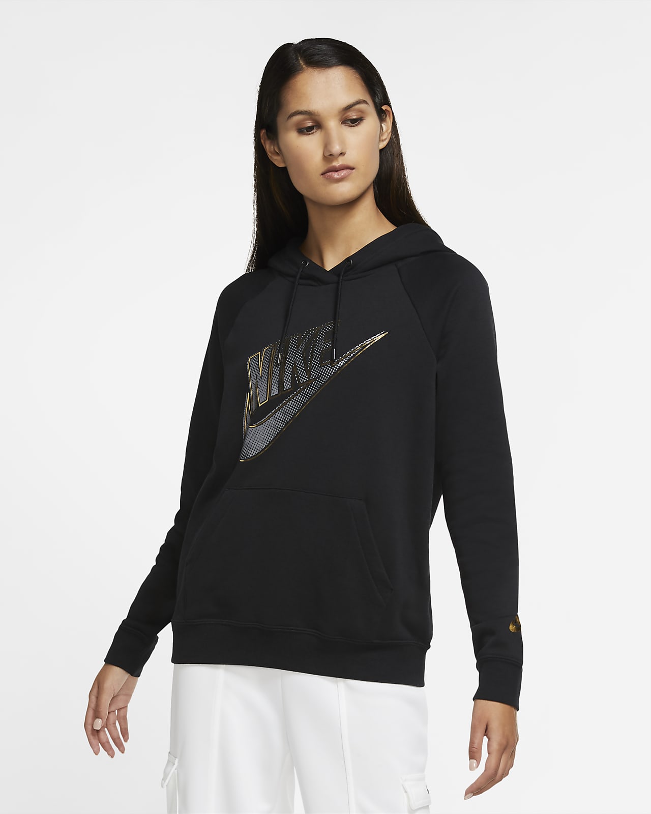 black nike pullover hoodie