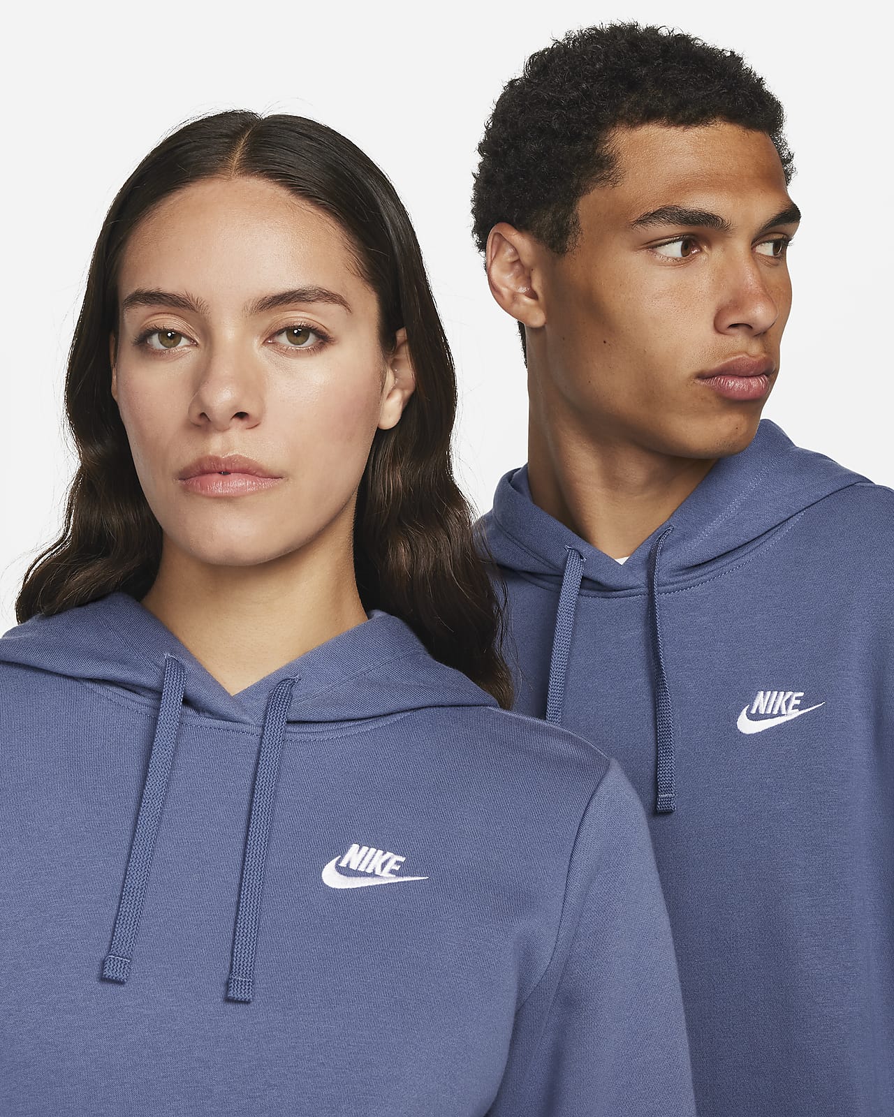 Nike Sportswear Women's Club Fleece Pullover Hoodie, XS, Diffused Blue
