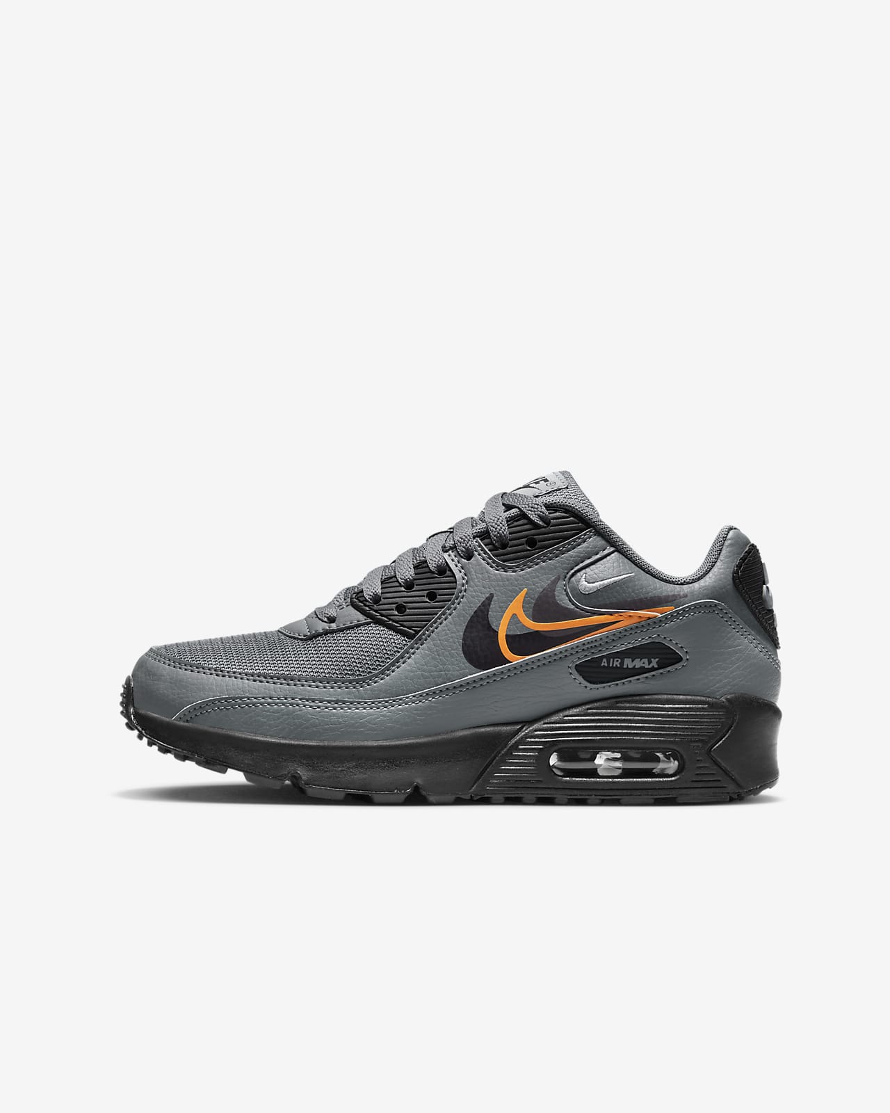 Nike Air Max 90 Black/White/Black Women's Shoes, Size: 6.5