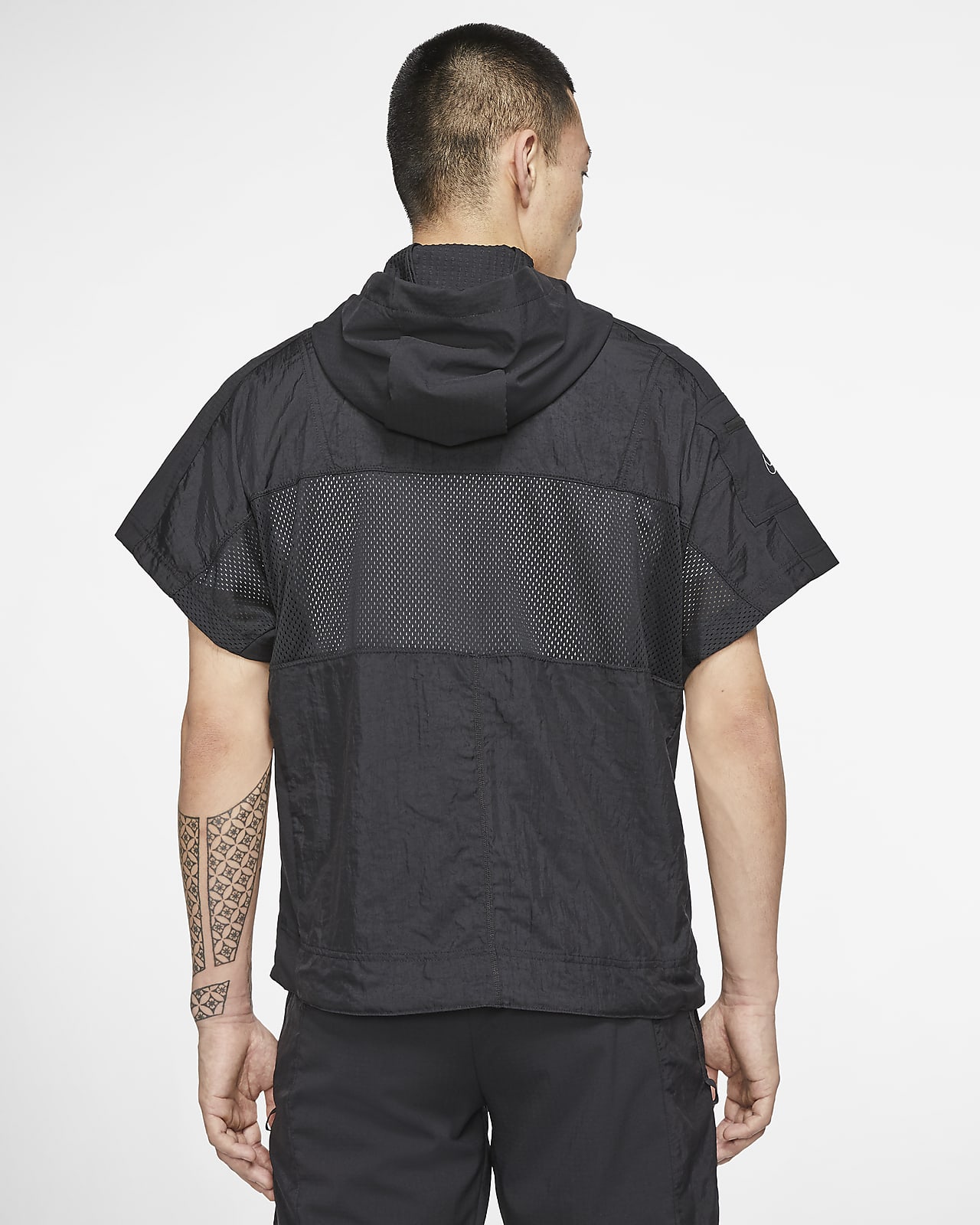 nike short sleeve training hoodie