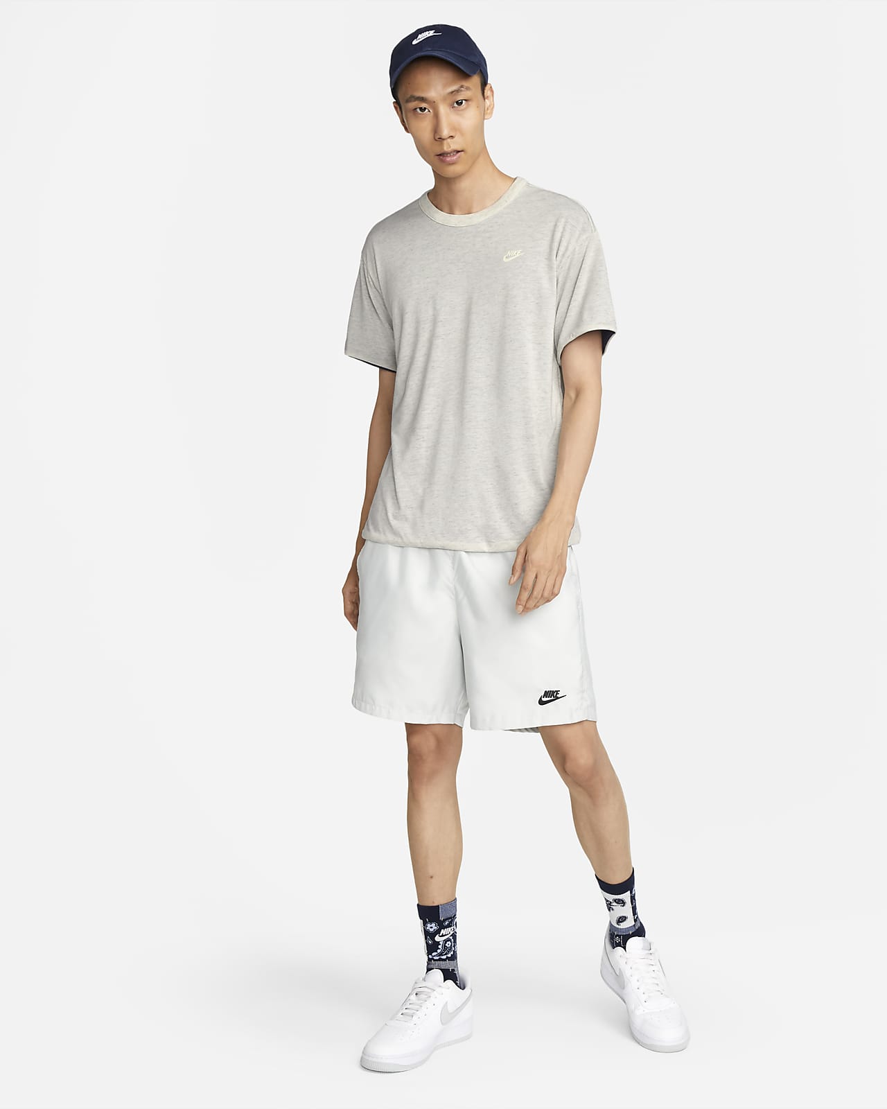 nike sweat short set