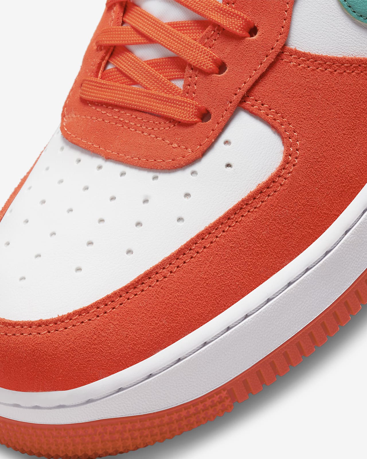 nike air force 1 07 orange white