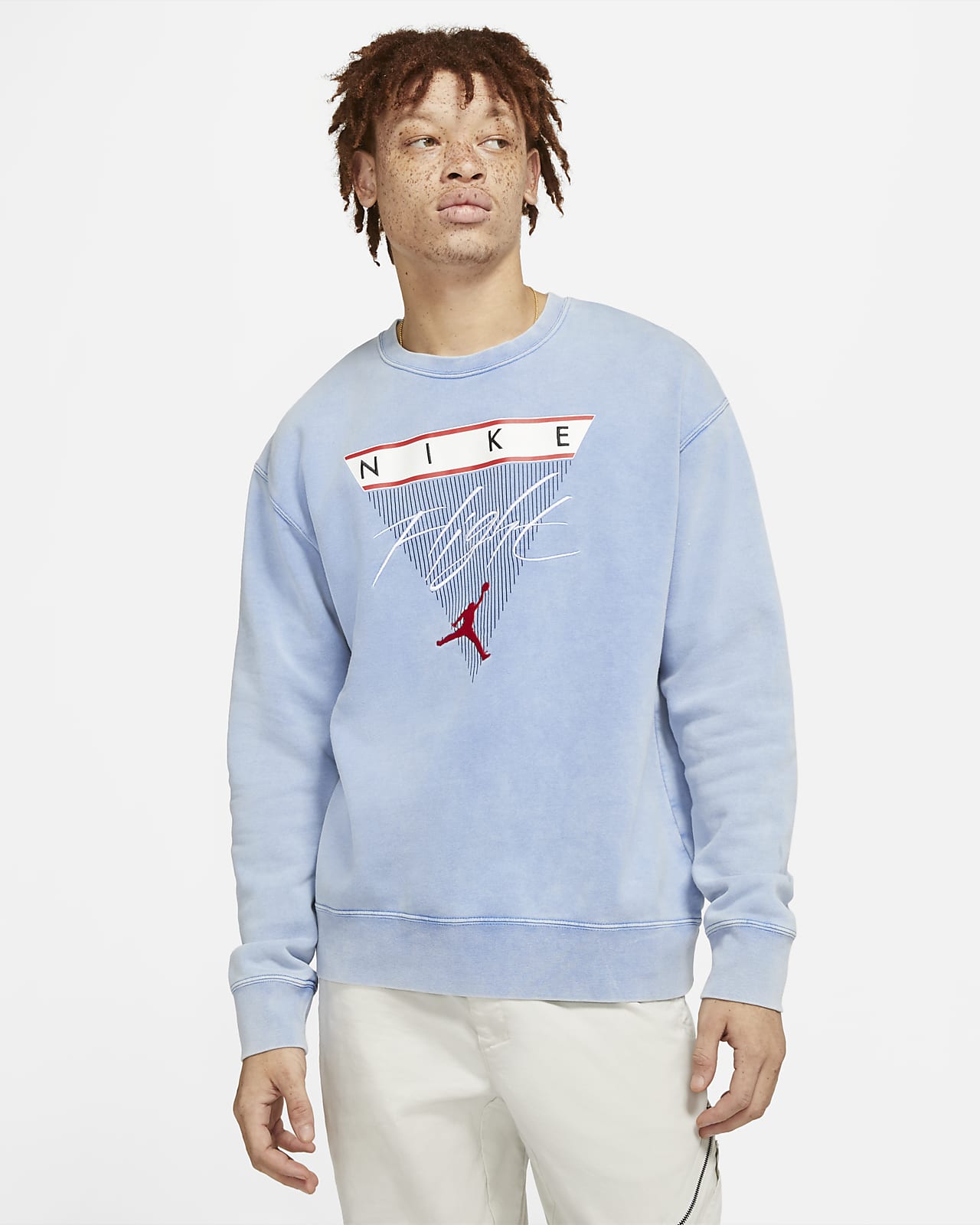 Graphic Fleece Crew Sweatshirt. Nike JP