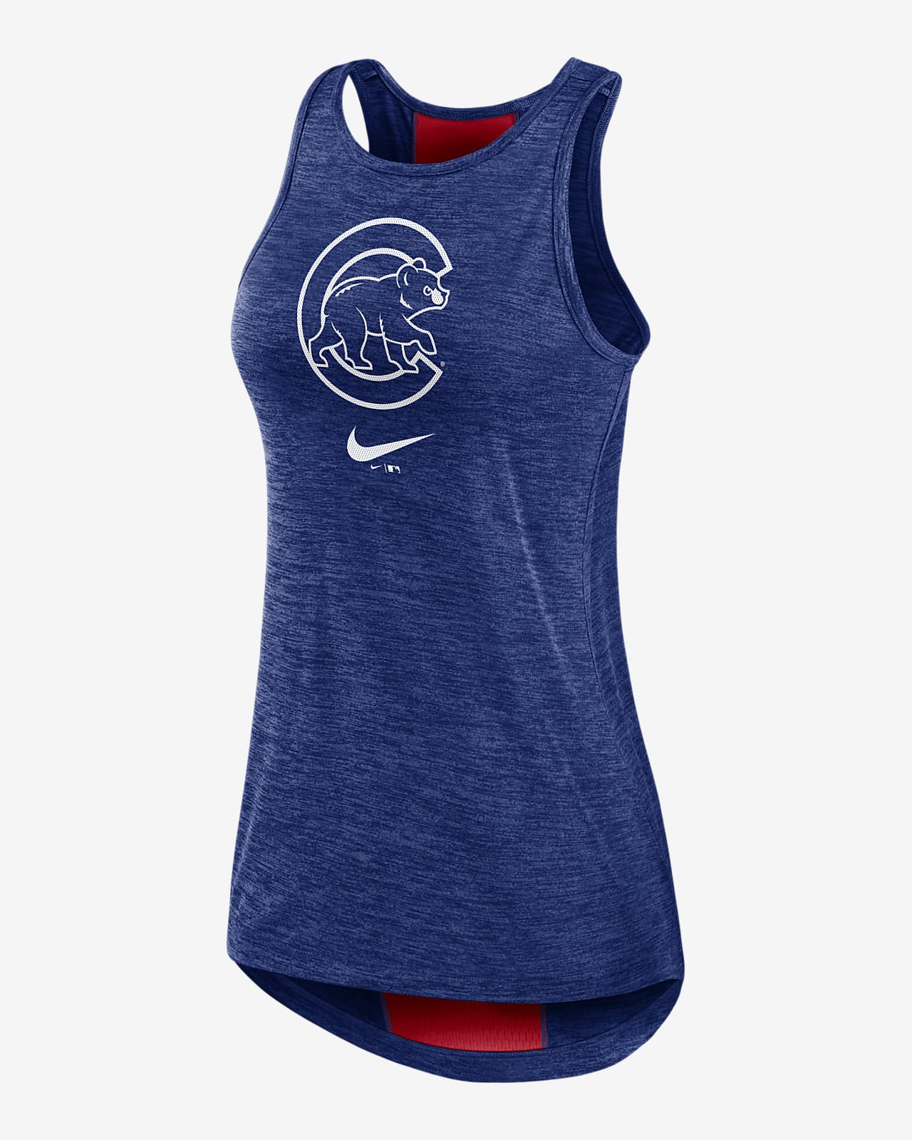 Nike Dri-FIT Right Mix (MLB Chicago Cubs) Women's High-Neck Tank Top