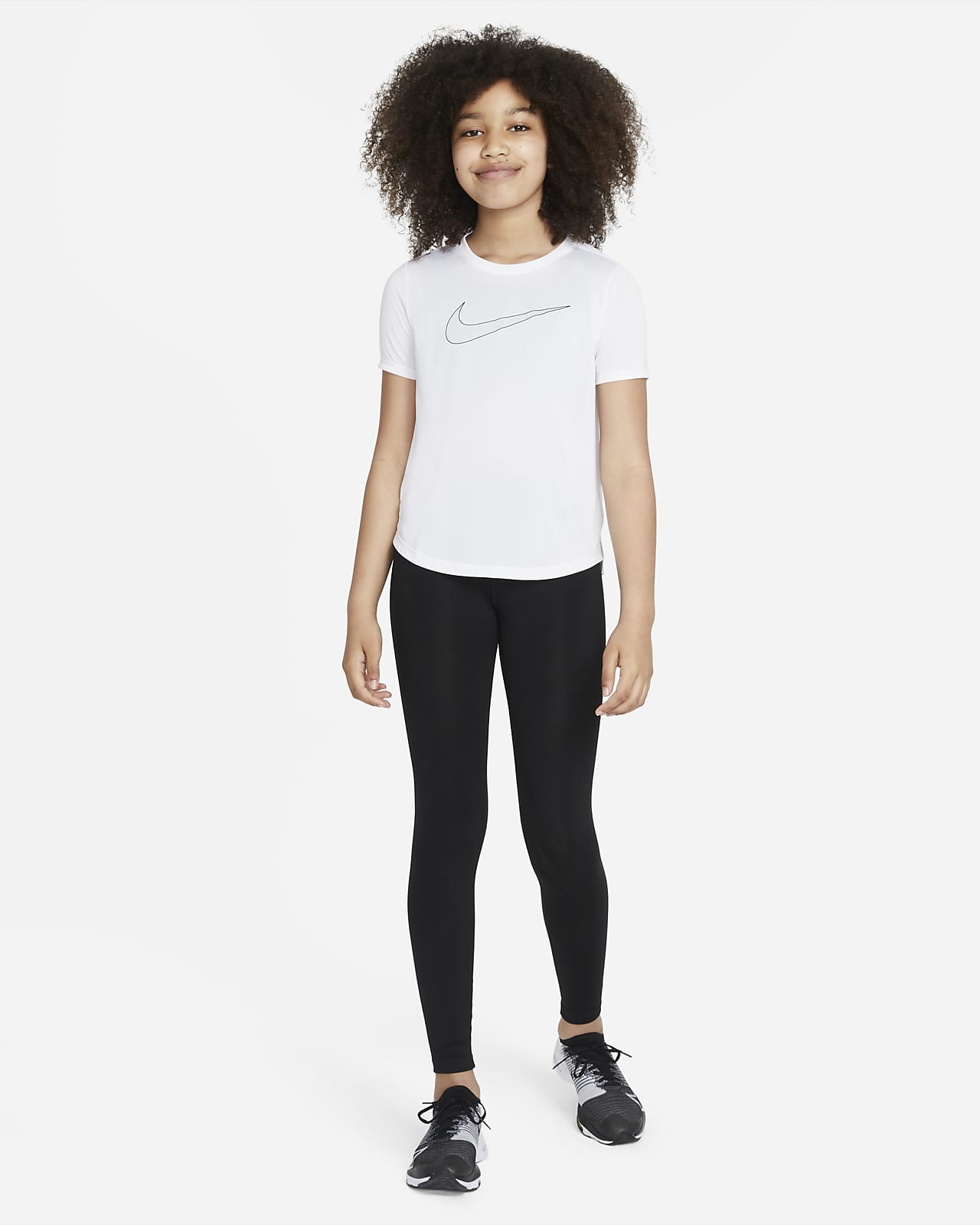 Nike Dri-FIT One Big Kids' (Girls') Short-Sleeve Training Top. Nike.com