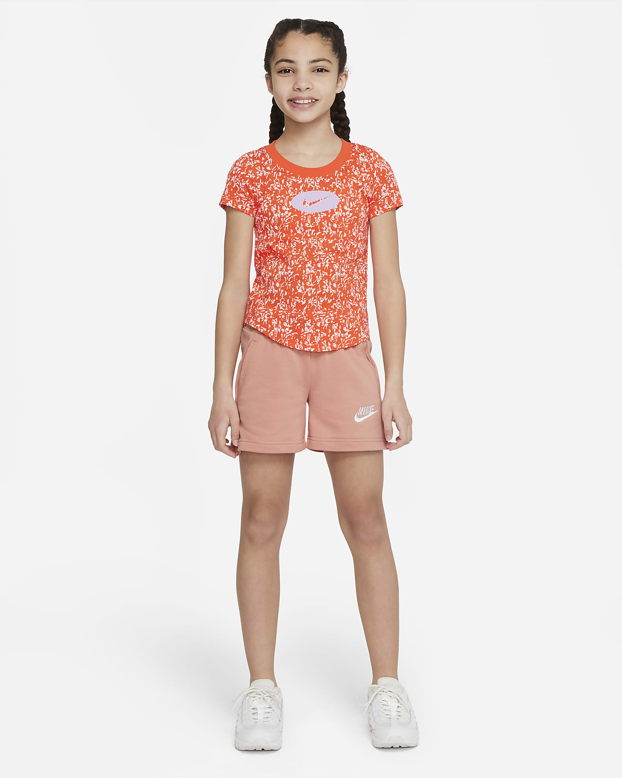 Playera para niñas talla grande Nike Sportswear Icon Clash. Nike.com