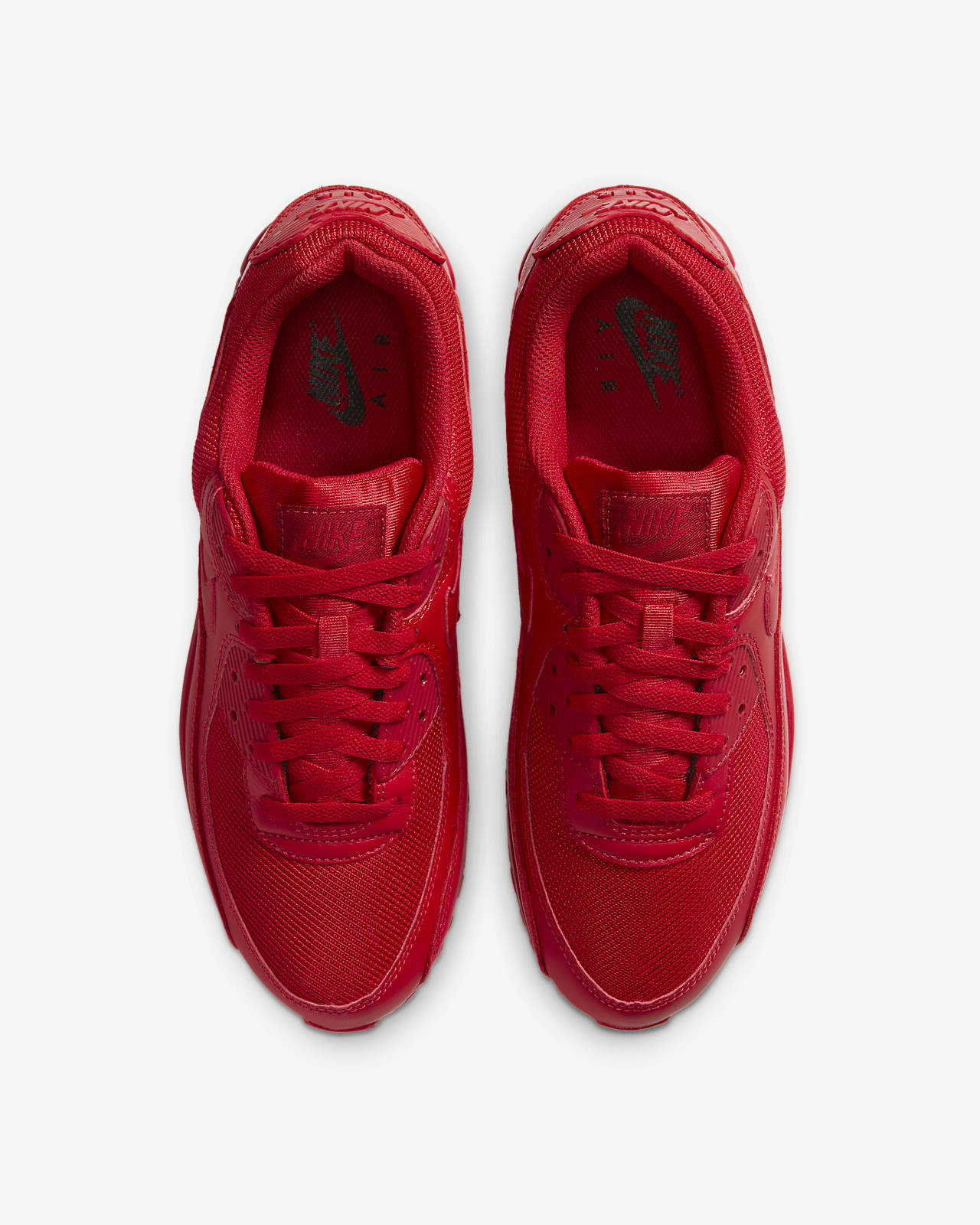 red on red nike air max