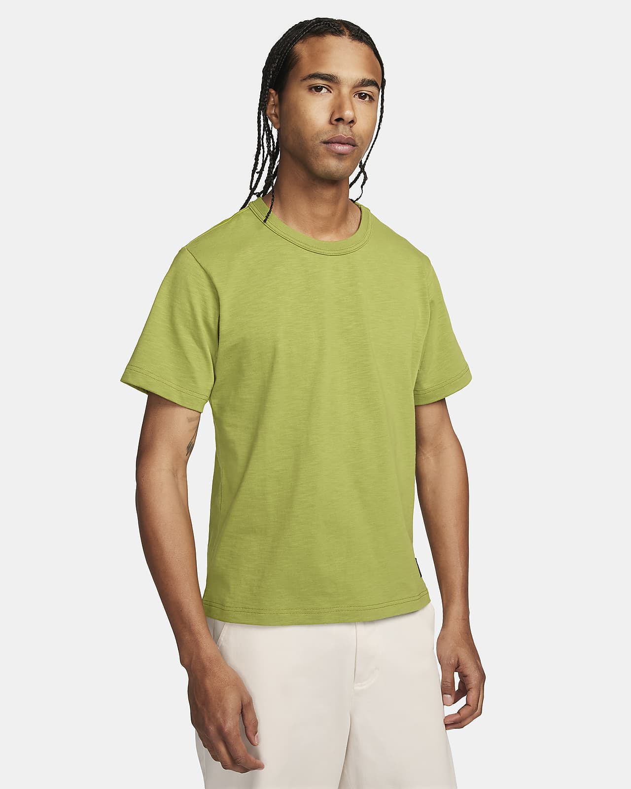 Pánské pleteninové tričko Nike Life s krátkým rukávem