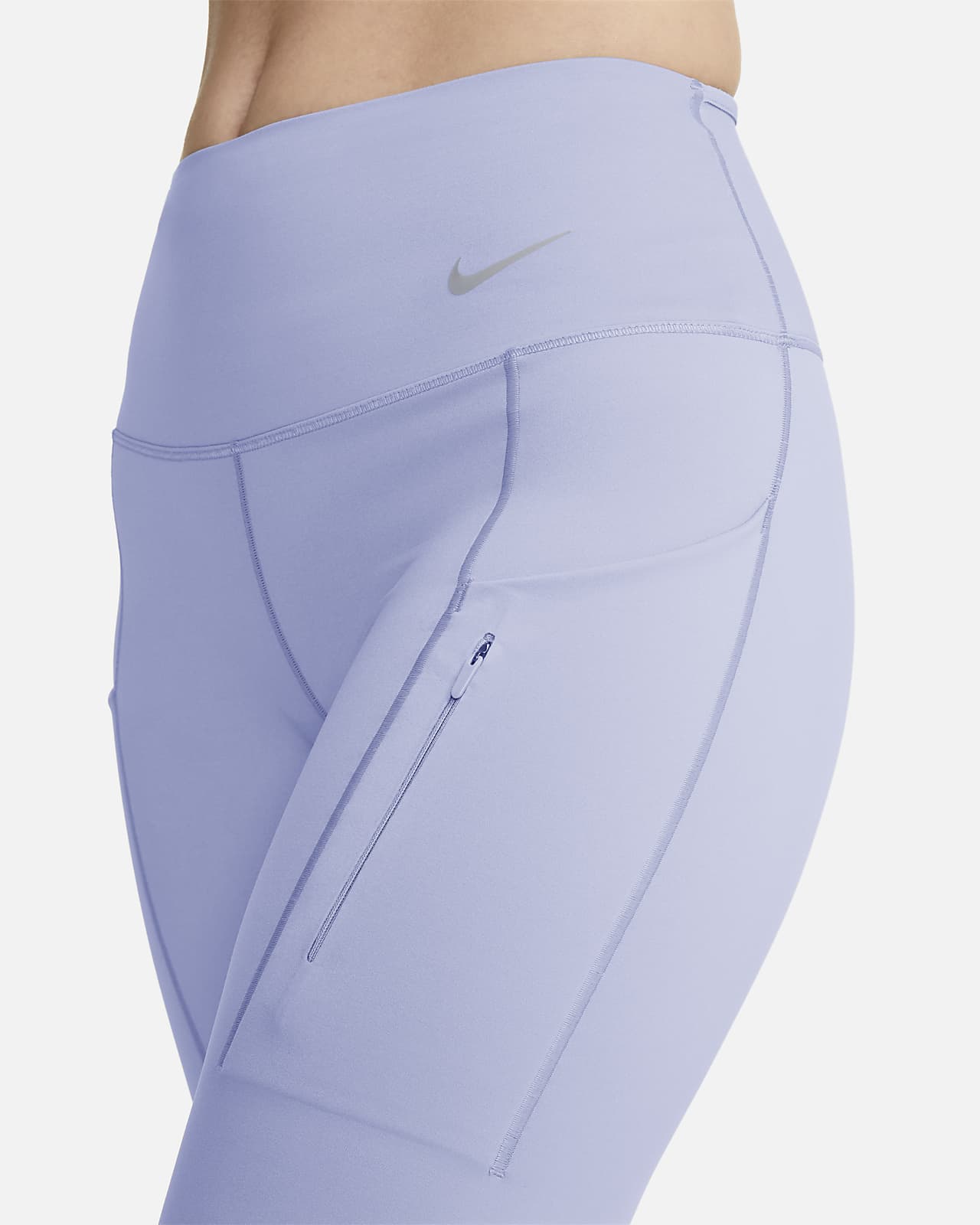 Nike Go Women's Firm-Support Mid-Rise 7/8 Leggings with Pockets. Nike BG