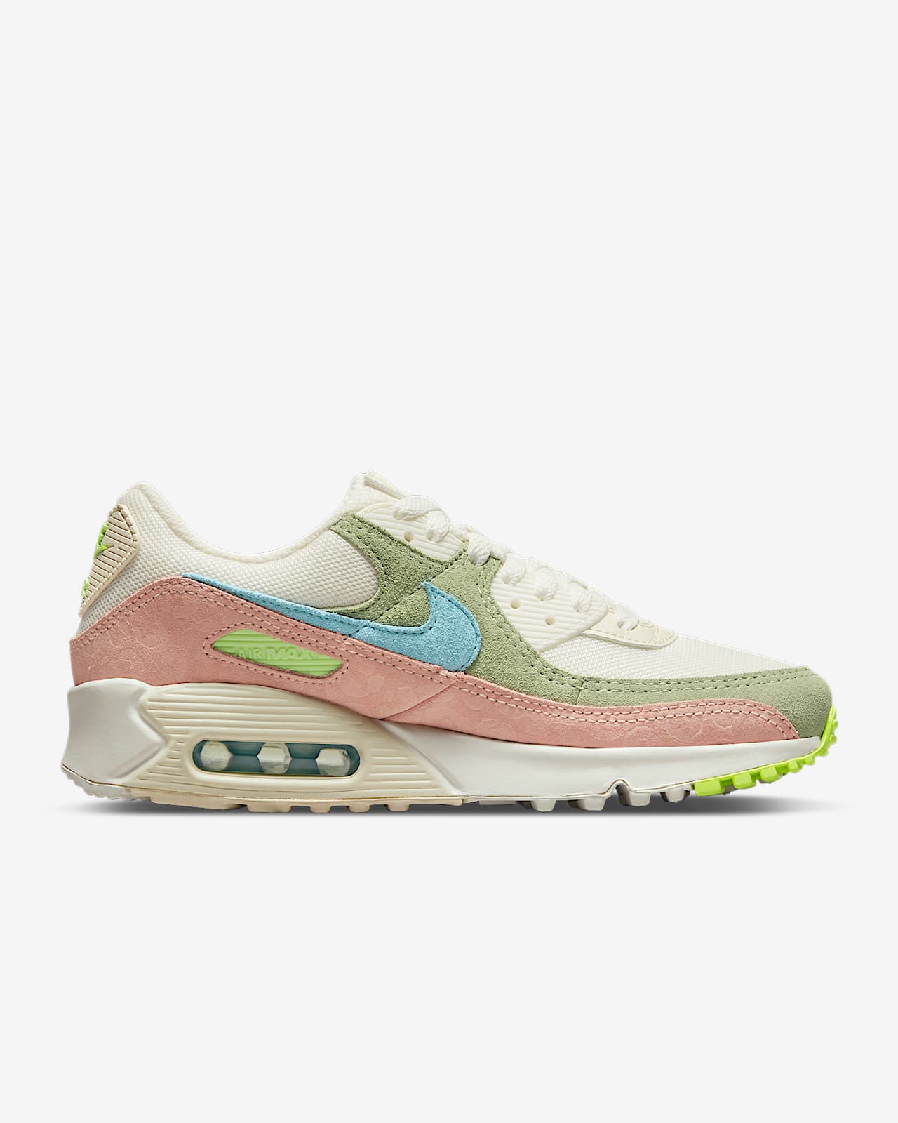 Nike Air Max 90 W - Sail/Honeydew/Arctic Orange/Copa - Compare Prices - Klarna US