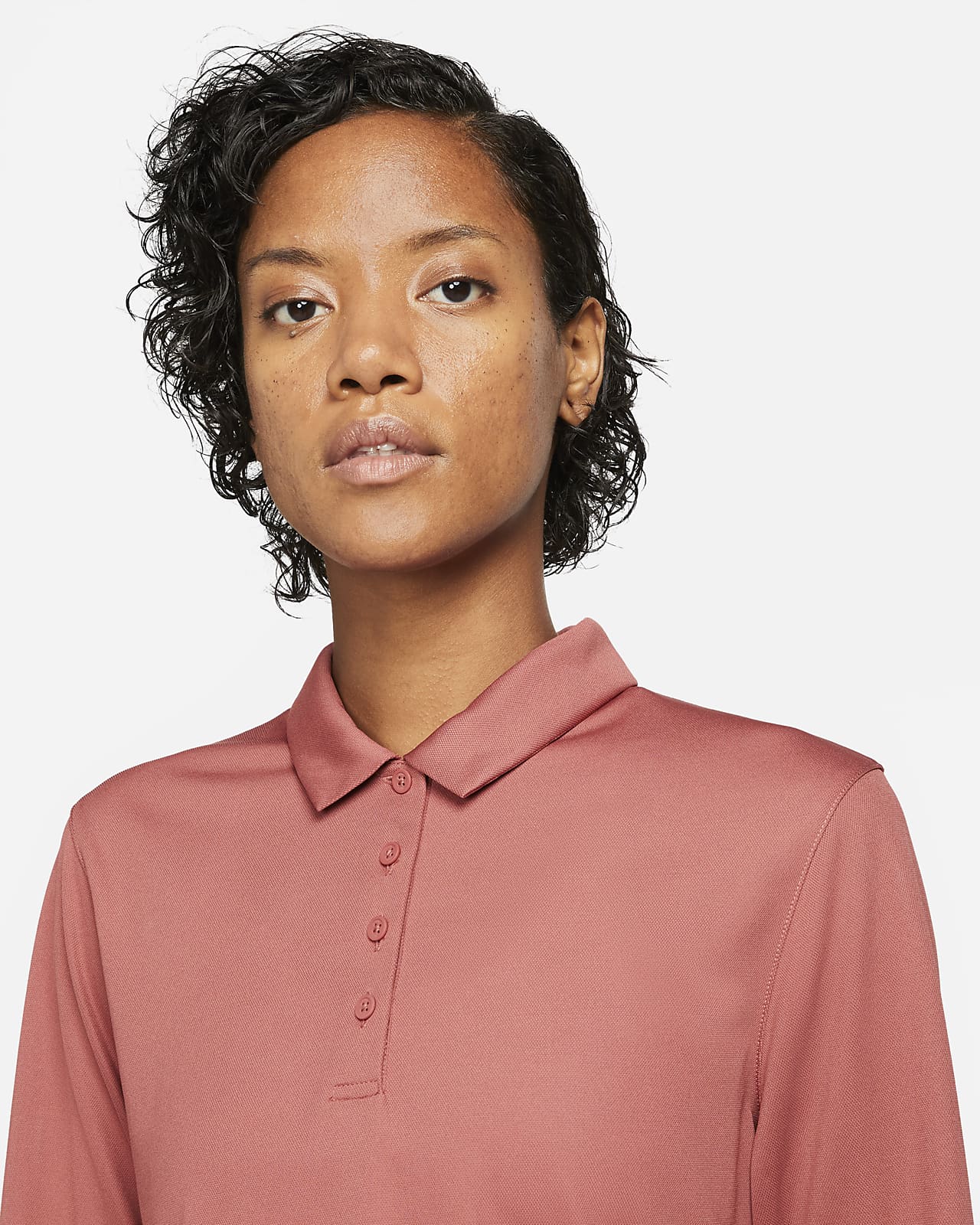 Nike DriFIT Victory Women's LongSleeve Golf Polo. Nike GB