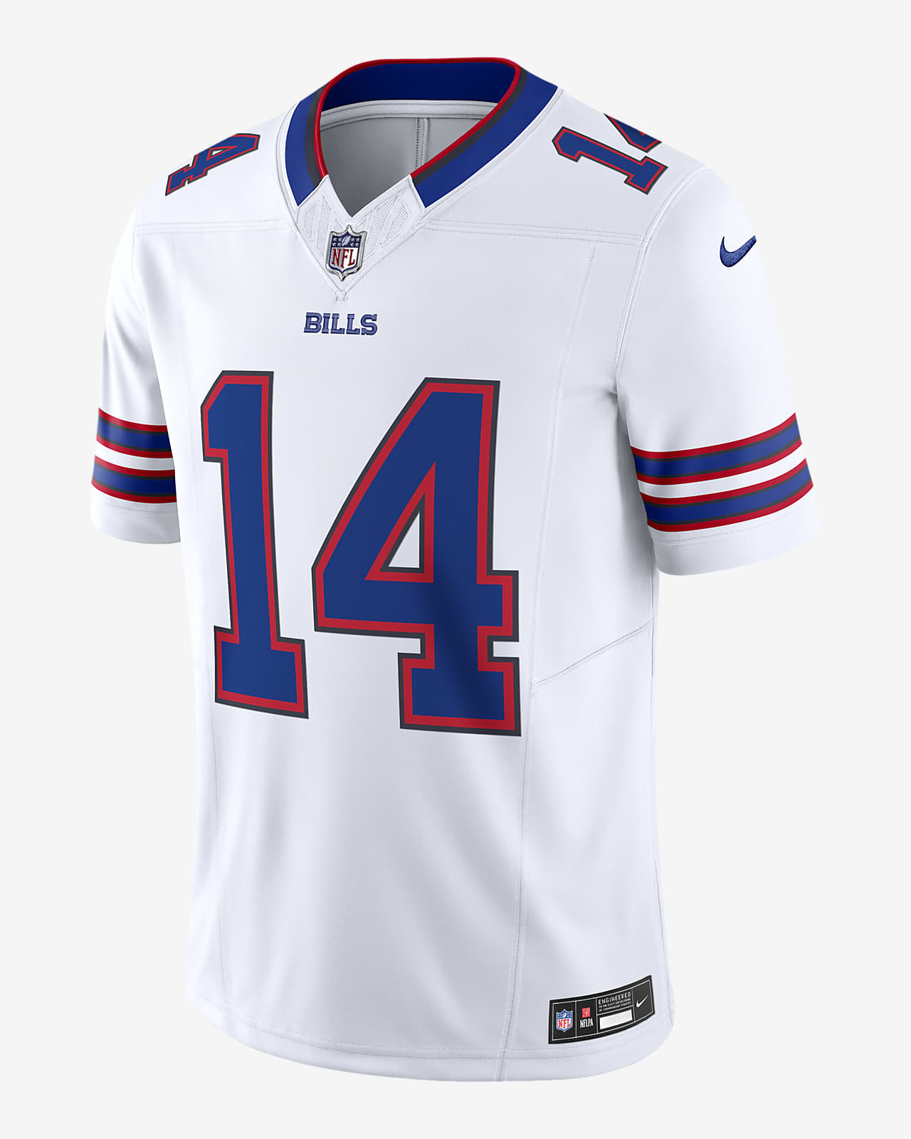 Men's Nike Stefon Diggs White Buffalo Bills Vapor F.U.S.E. Limited Jersey Size: 3XL