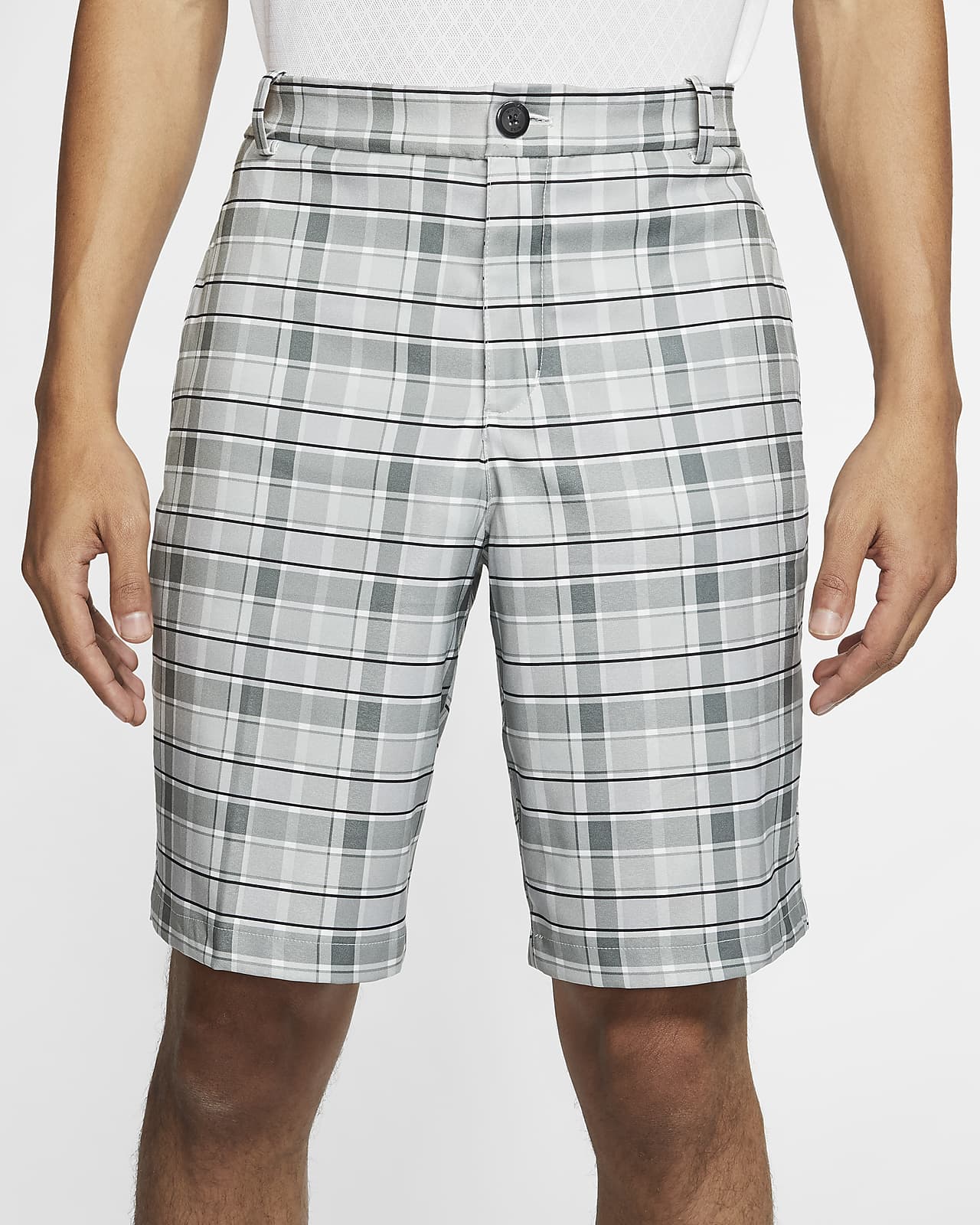 mens nike plaid golf shorts