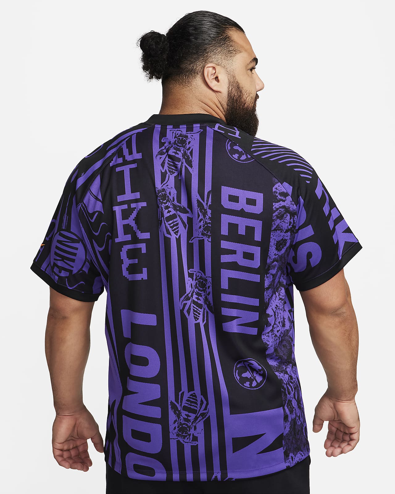 Camisetas nike shop futbol purpura