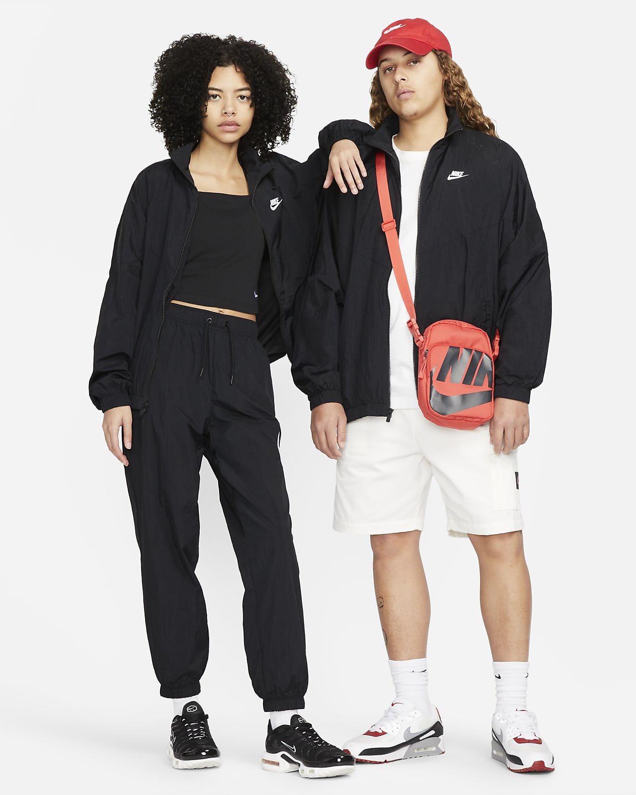 Nike 夾克外套NSW Essential Woven Jacket 女版黑尼龍大勾DM6182-010, 外套