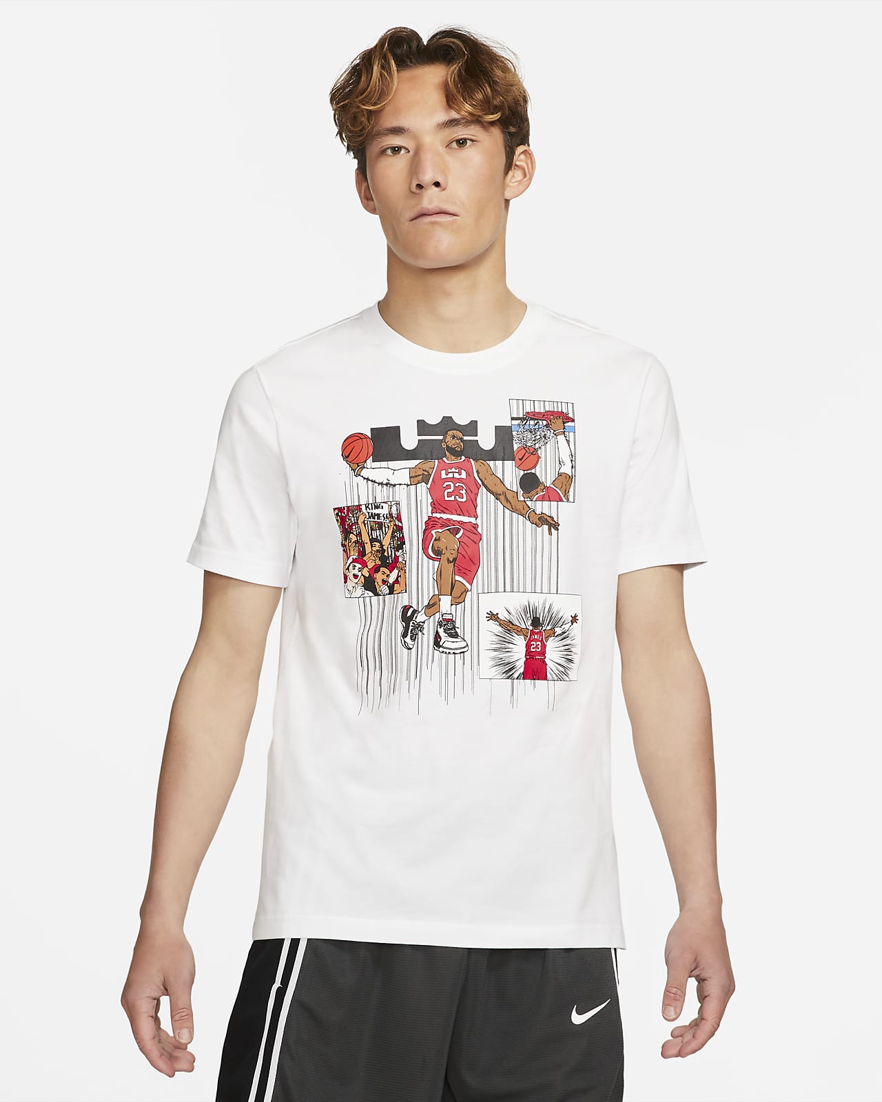 Nike公式 レブロン ロゴ メンズ バスケットボール Tシャツ オンラインストア 通販サイト
