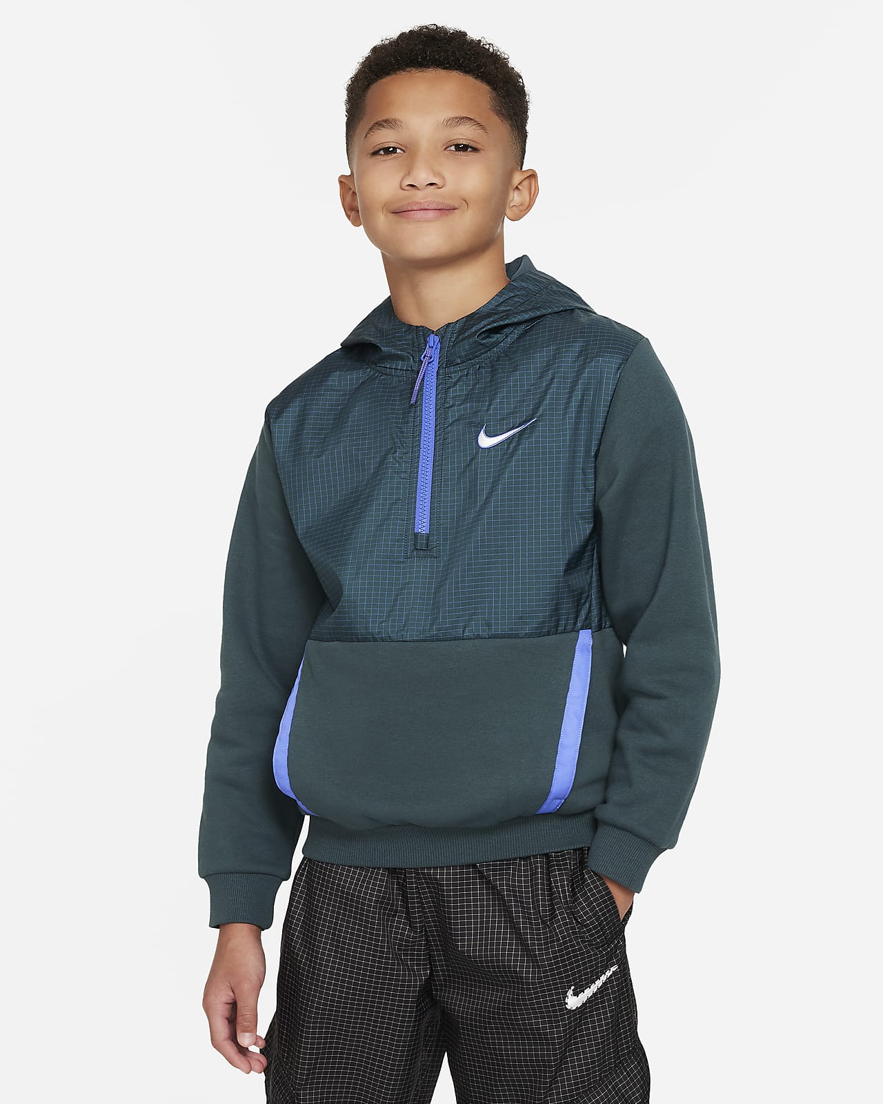 Nike Outdoor Play EasyOn Older Kids' Fleece Hoodie. Nike NL