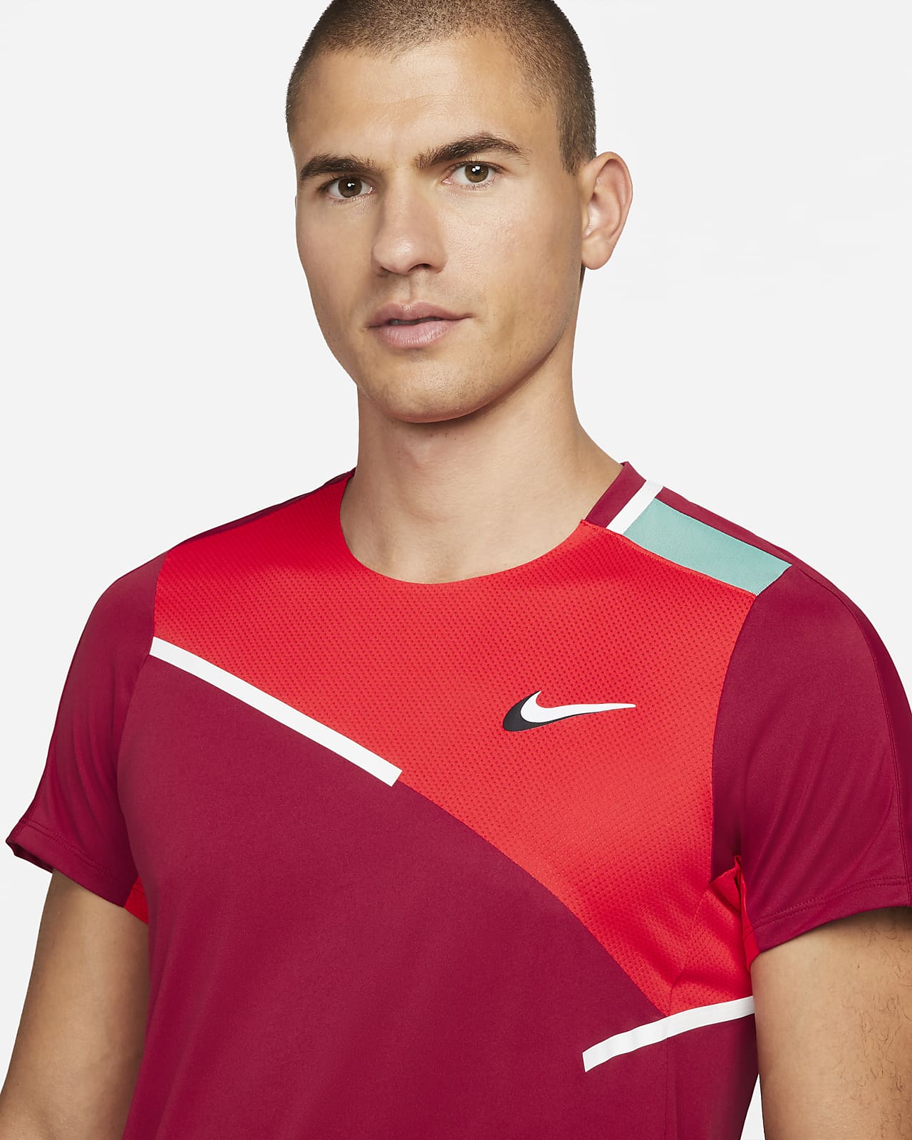 red nike tennis top