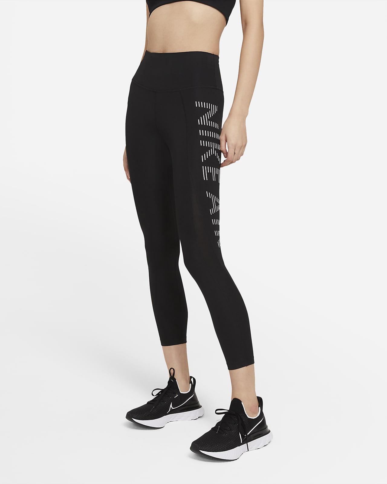 8-Length Running Leggings. Nike ID