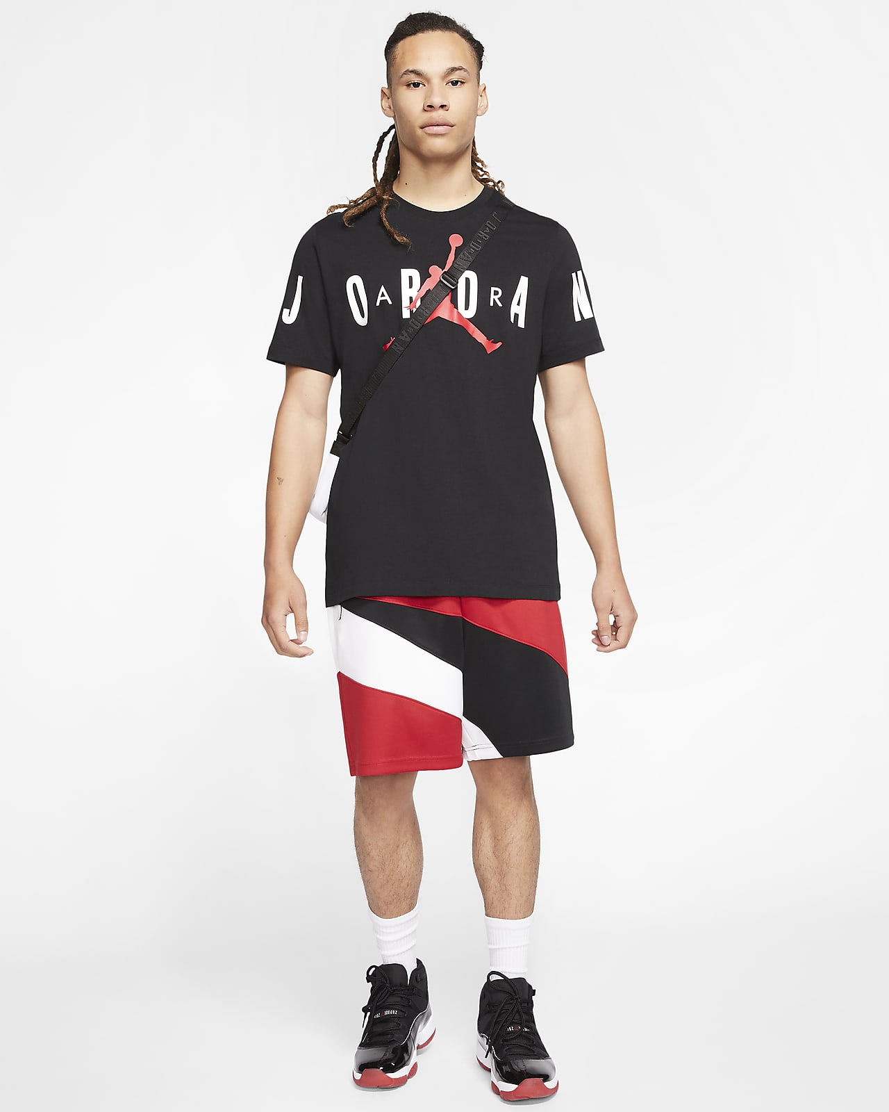 Kortärmad tröja Jordan Stretch med rund hals för män. Nike SE Kortärmad tröja Jordan Stretch med rund hals för män. Nike SE