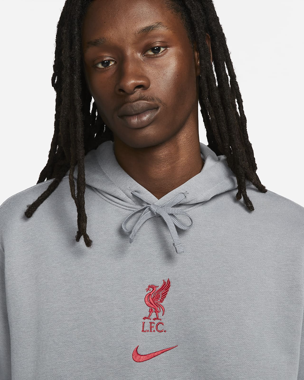 Liverpool Club Men's Nike Soccer Pullover Hoodie