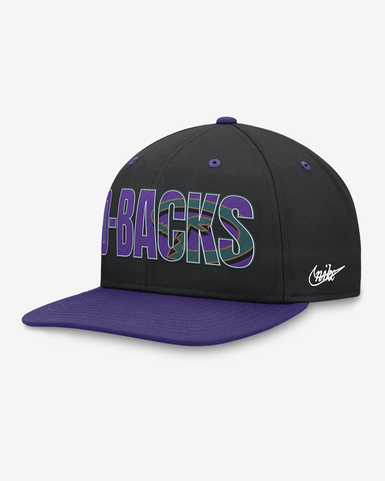 Gorra ajustable Nike MLB para hombre Arizona Diamondbacks Heritage86