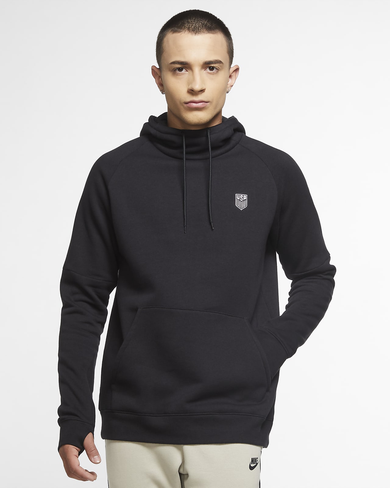 U.S. Men's Fleece Pullover Soccer Hoodie. Nike.com