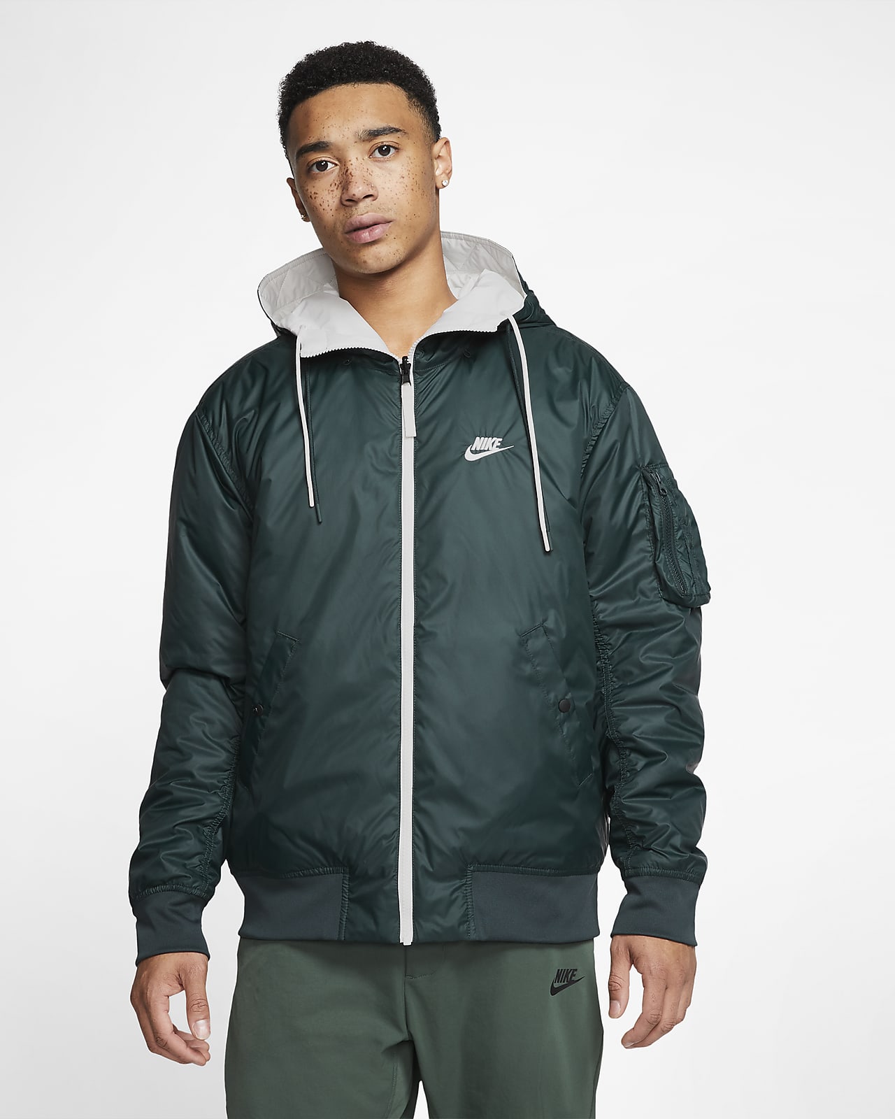 men's nike sportswear reflective windrunner jacket