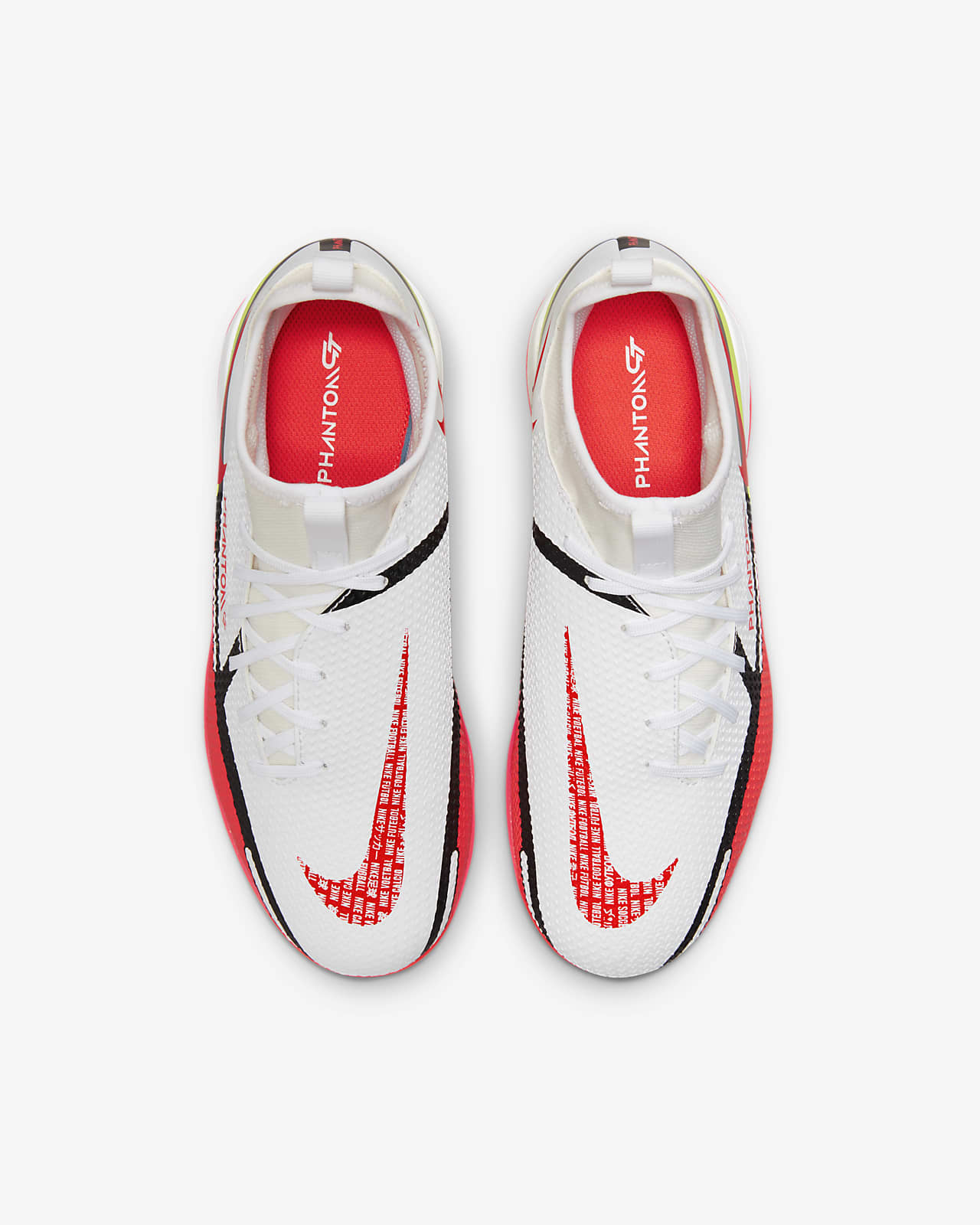 Calzado de fútbol para cancha cubierta para niños talla pequeña/grande Nike  Jr. Phantom GT2 Academy Dynamic Fit IC. Nike.com