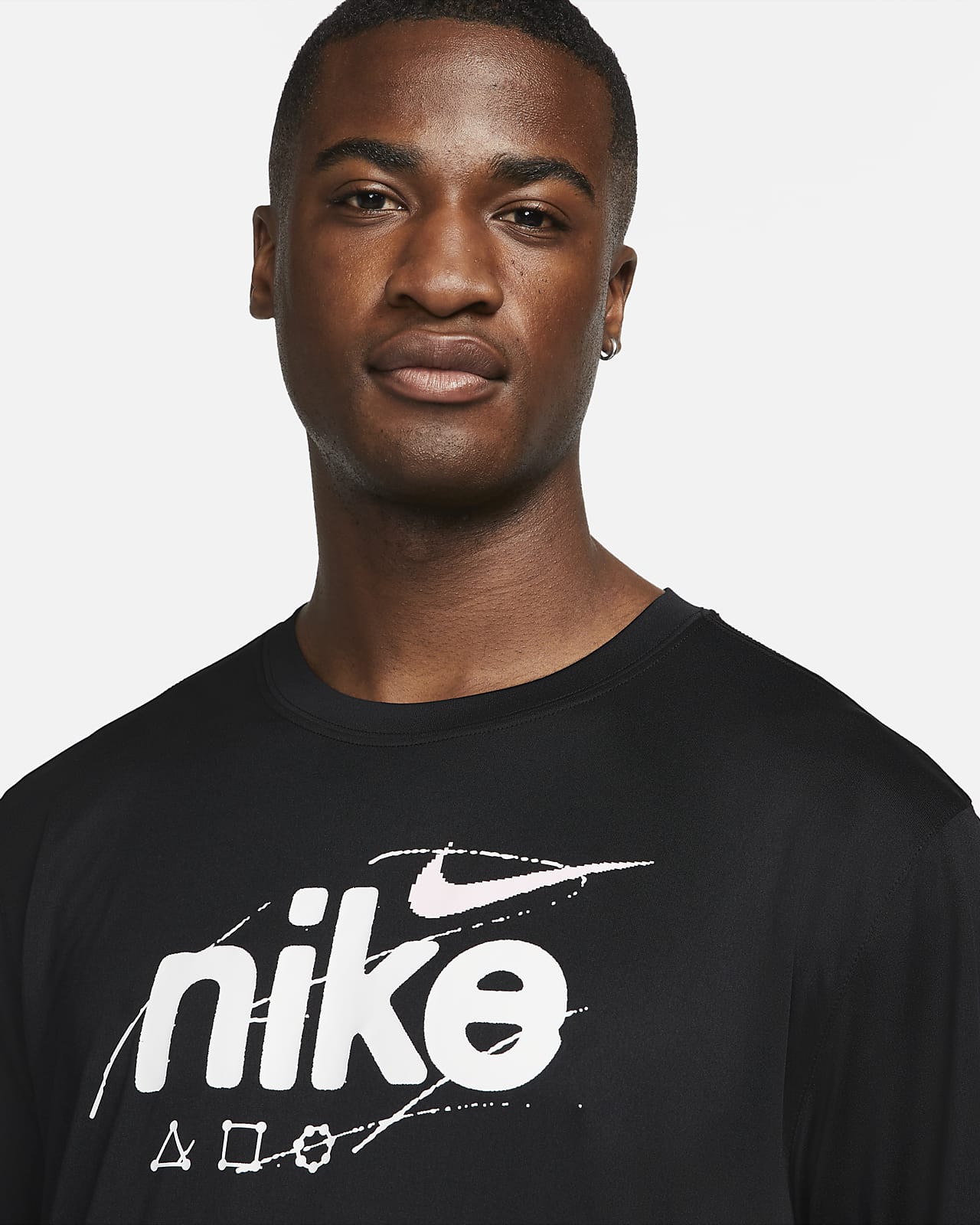 Maglietta Da Allenamento Nike Dri-FIT Uomo Blu - Foto 5