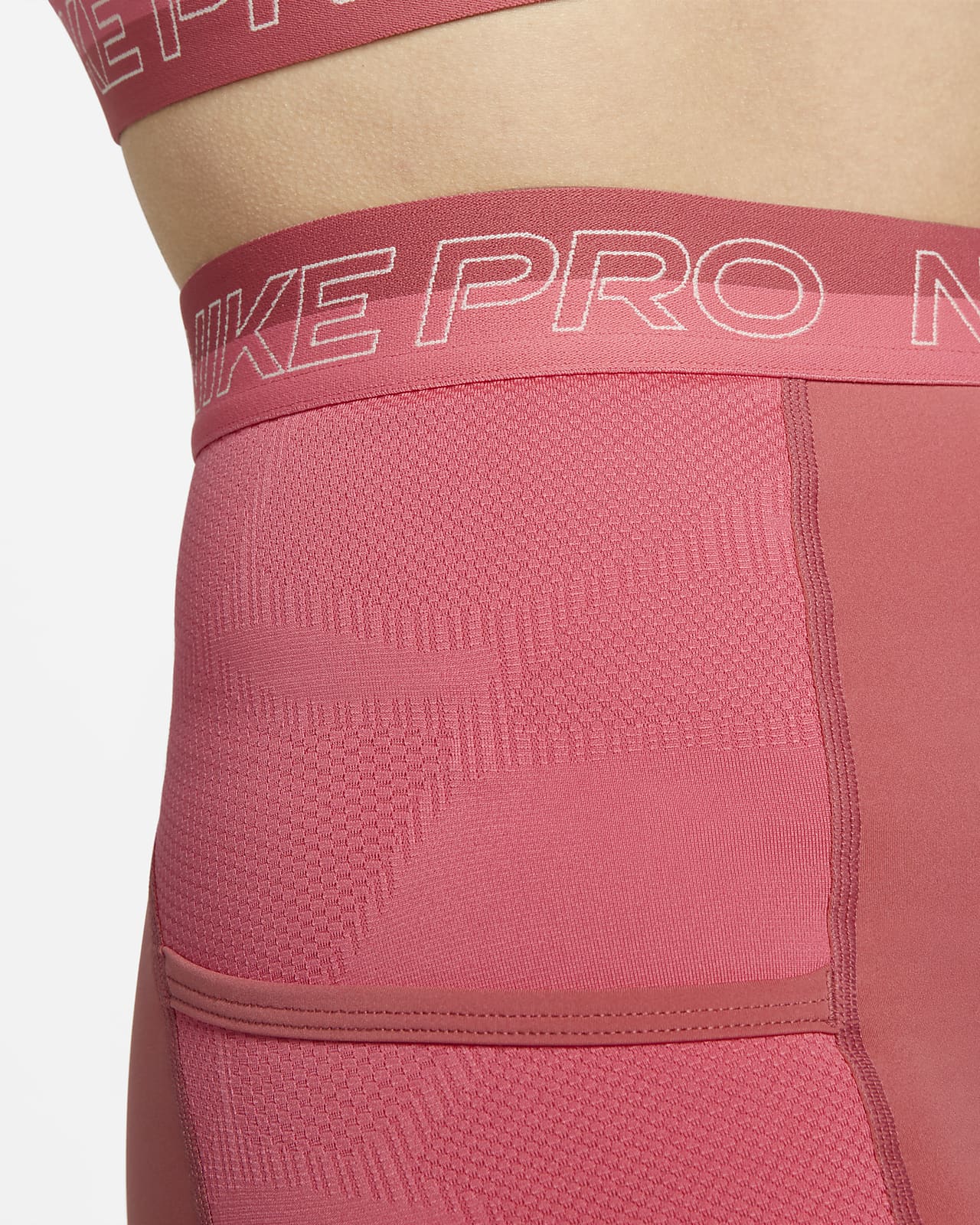 NIKE Pro Womens Compression Shorts - PINK