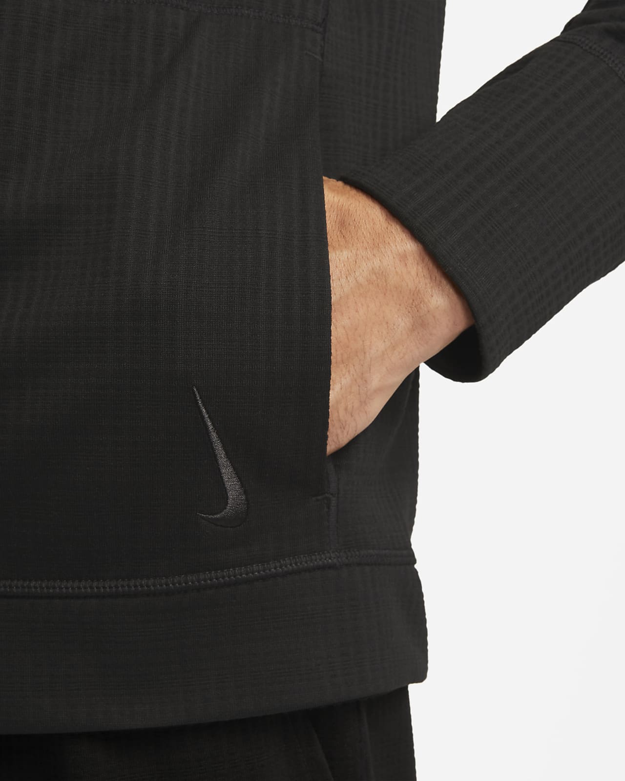 Nike Yoga Dri-FIT Men's Full-Zip Jersey Hoodie. Nike LU