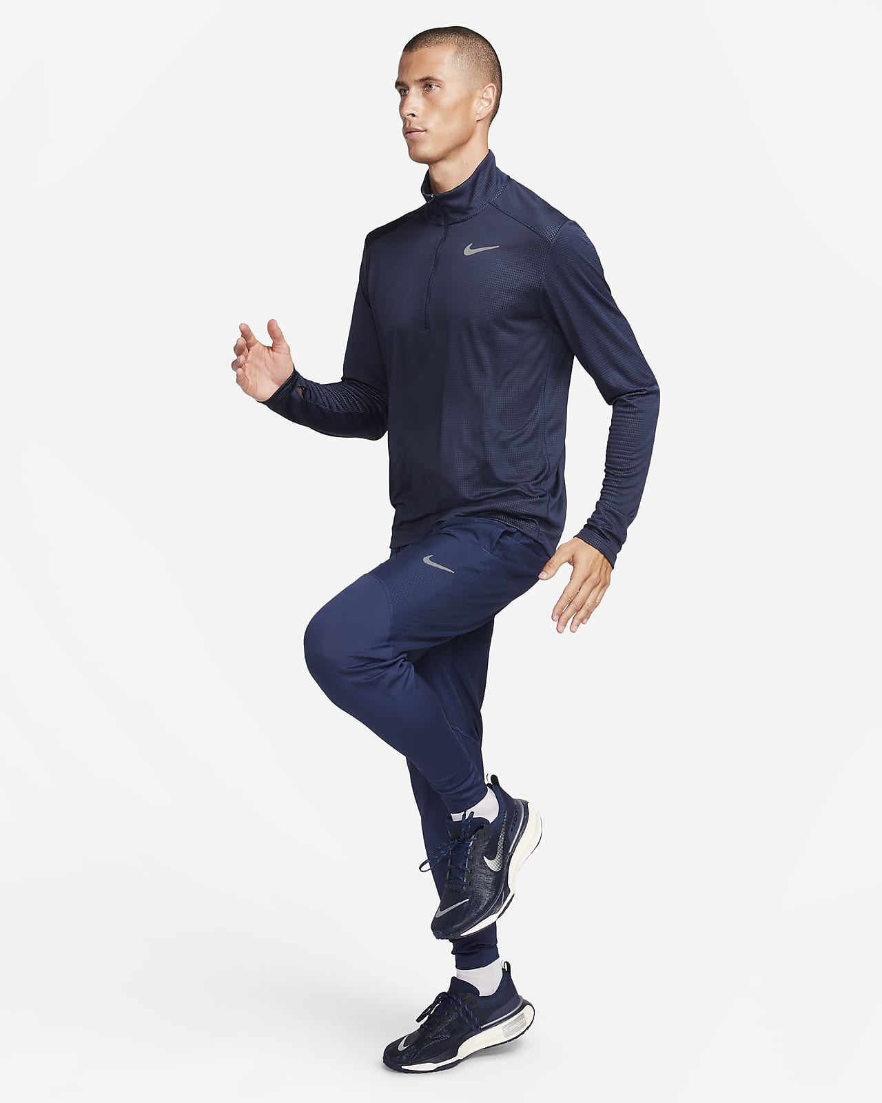 exceso Noroeste Hablar en voz alta Nike Pacer Camiseta de running con media cremallera - Hombre. Nike ES