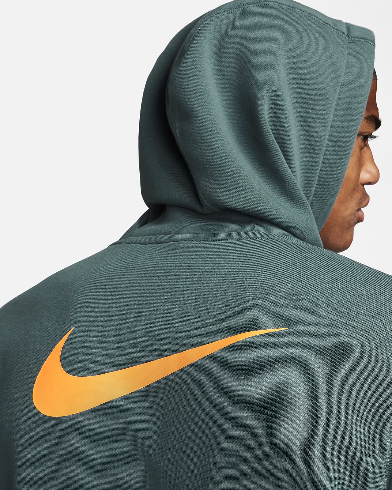 Nike Mens Academy 20 Dri-Fit Pullover Soccer Hoodie CT7501-060 Gray-Volt