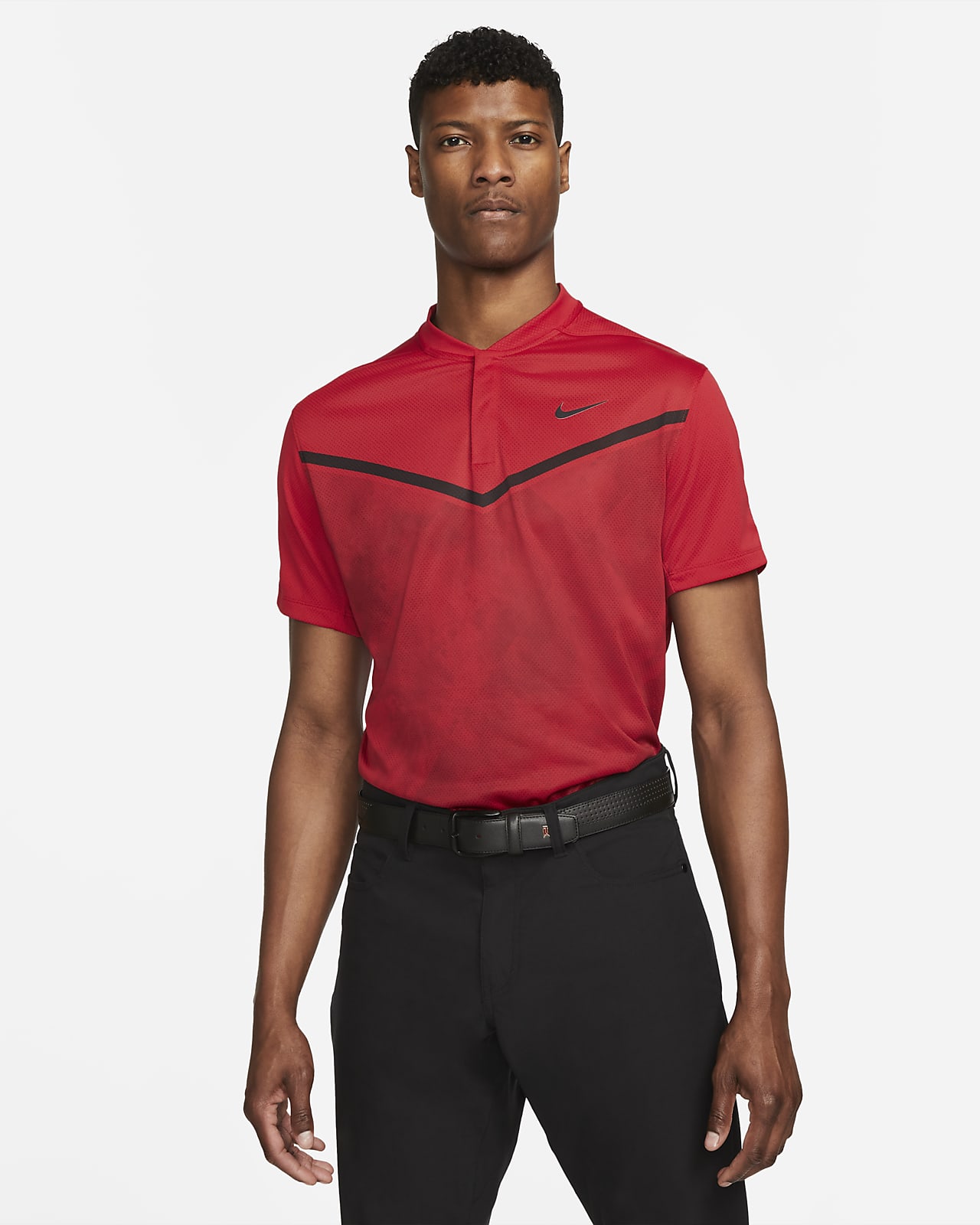 Nike Dri-FIT ADV Tiger Woods mintás férfi golfpóló