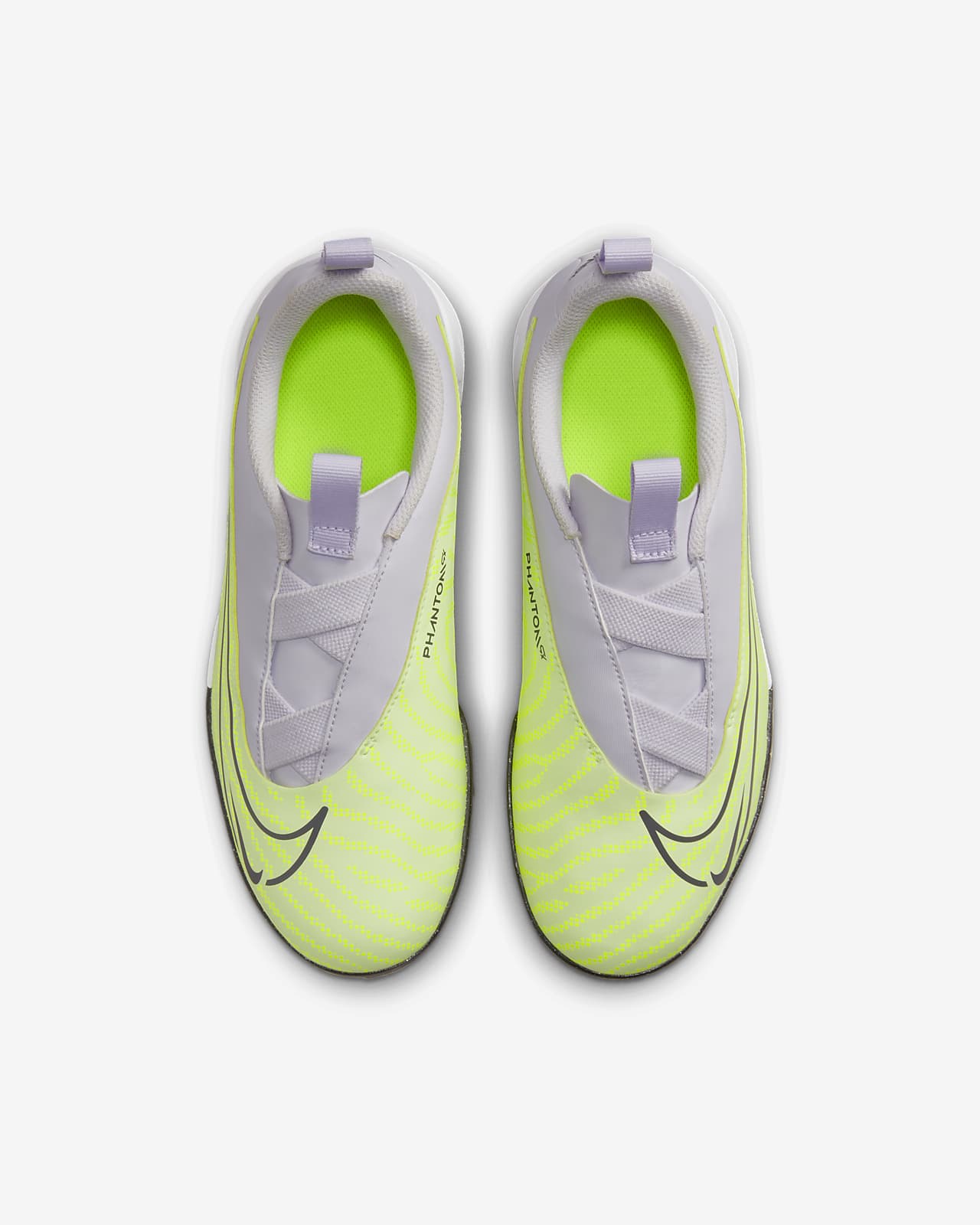 Nike Jr. Phantom Academy Big Turf Soccer Shoes.