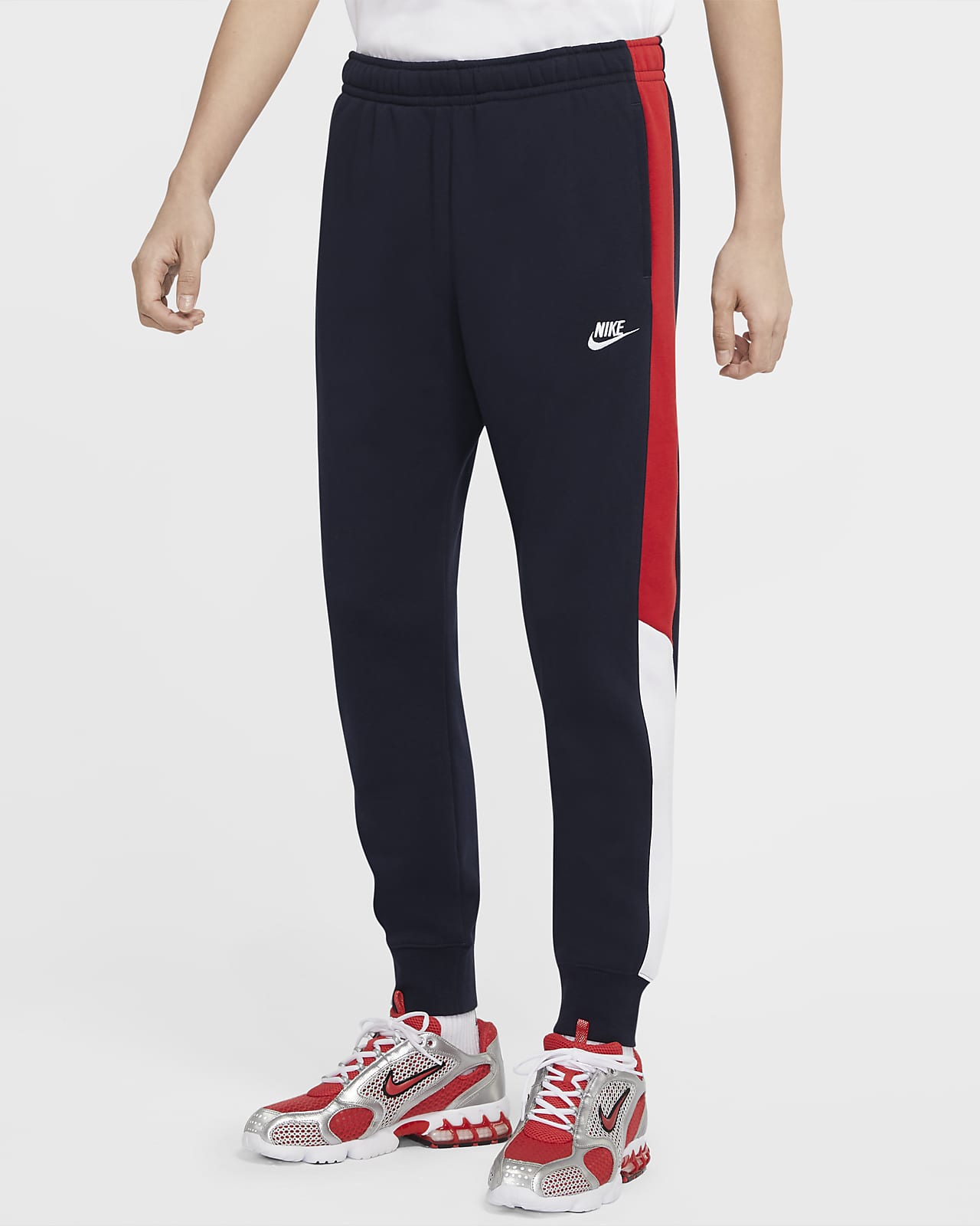 white joggers nike